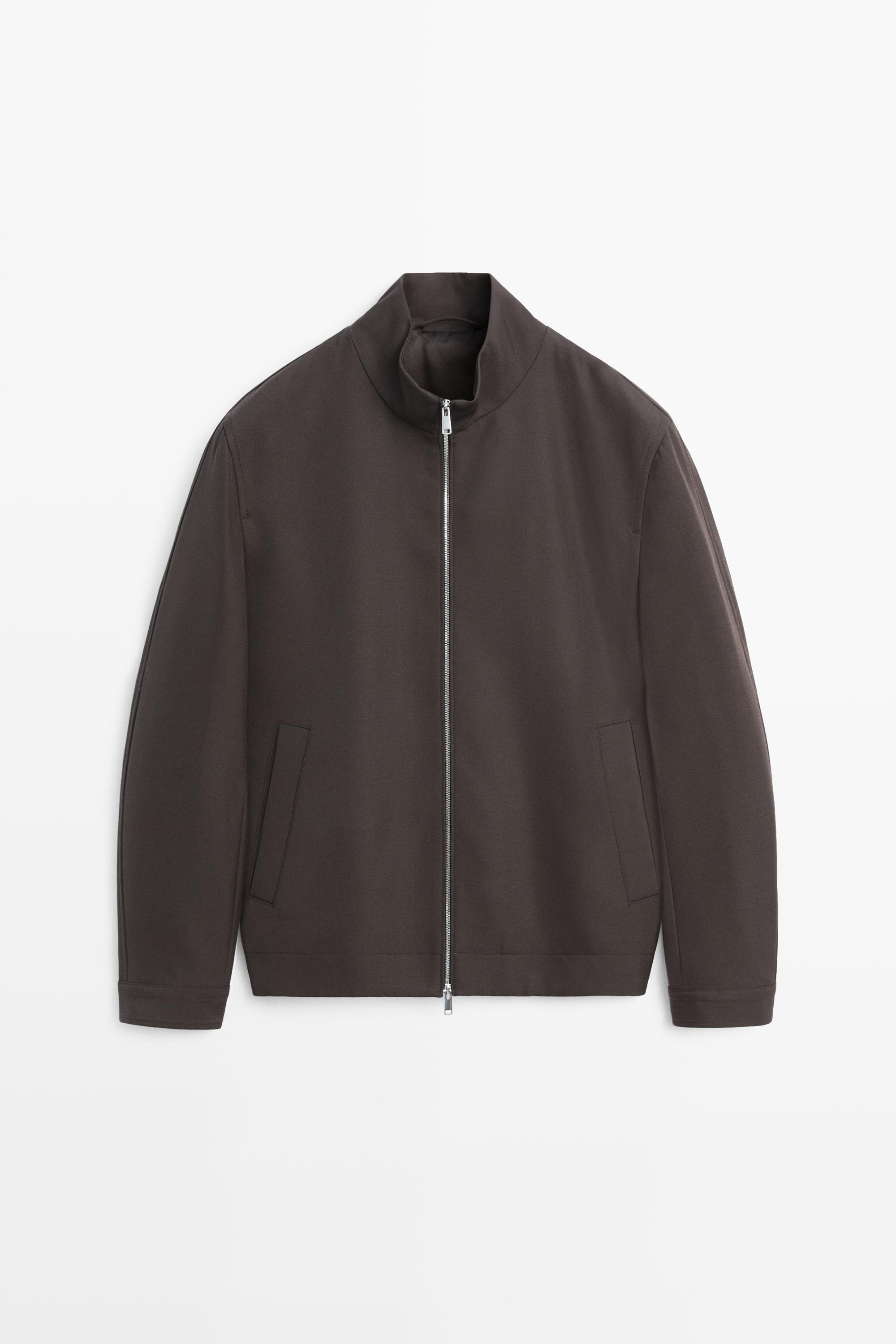 Куртка из холодной шерсти Total Look — Massimo Dutti