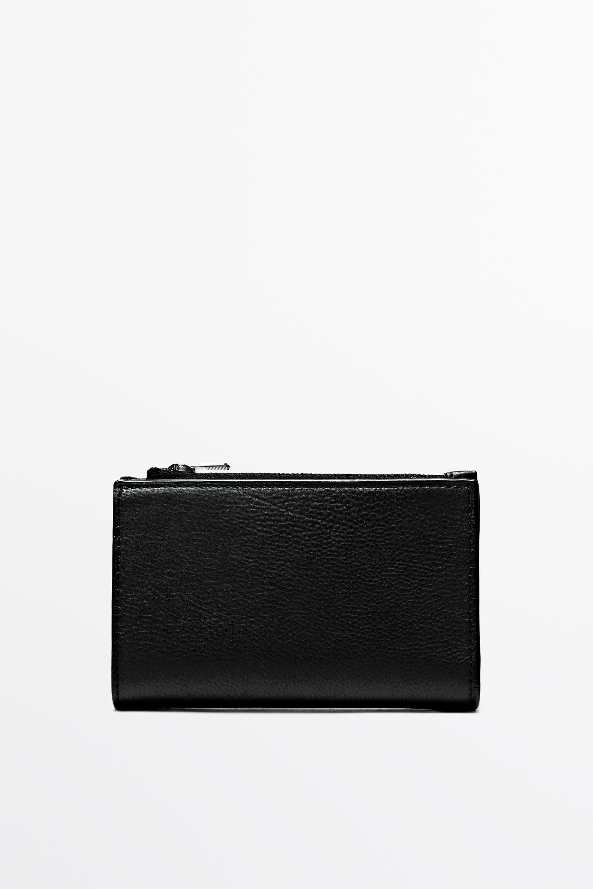 Кошелек из кожи наппа — Massimo Dutti