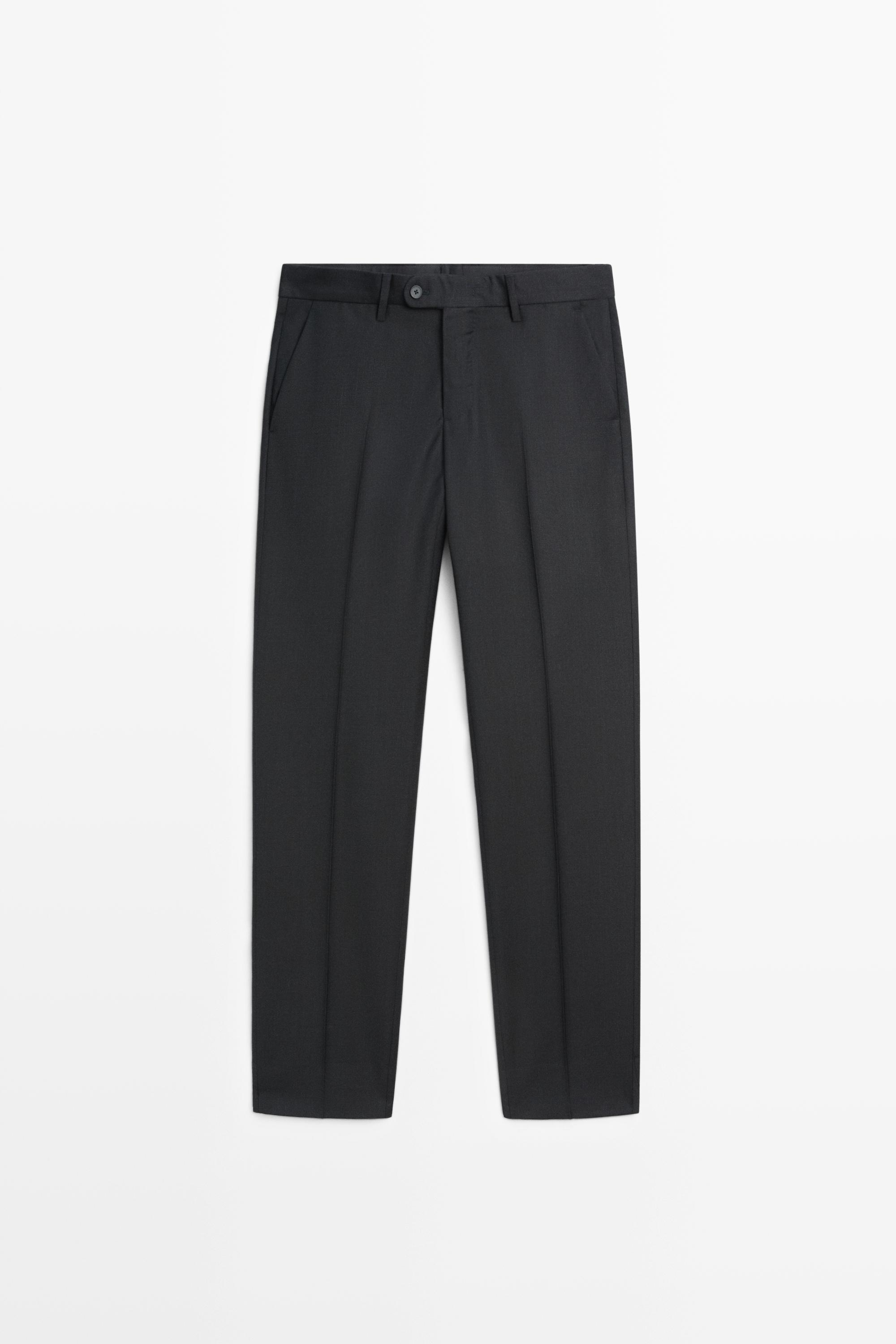 Брюки из 100% шерсти — Massimo Dutti