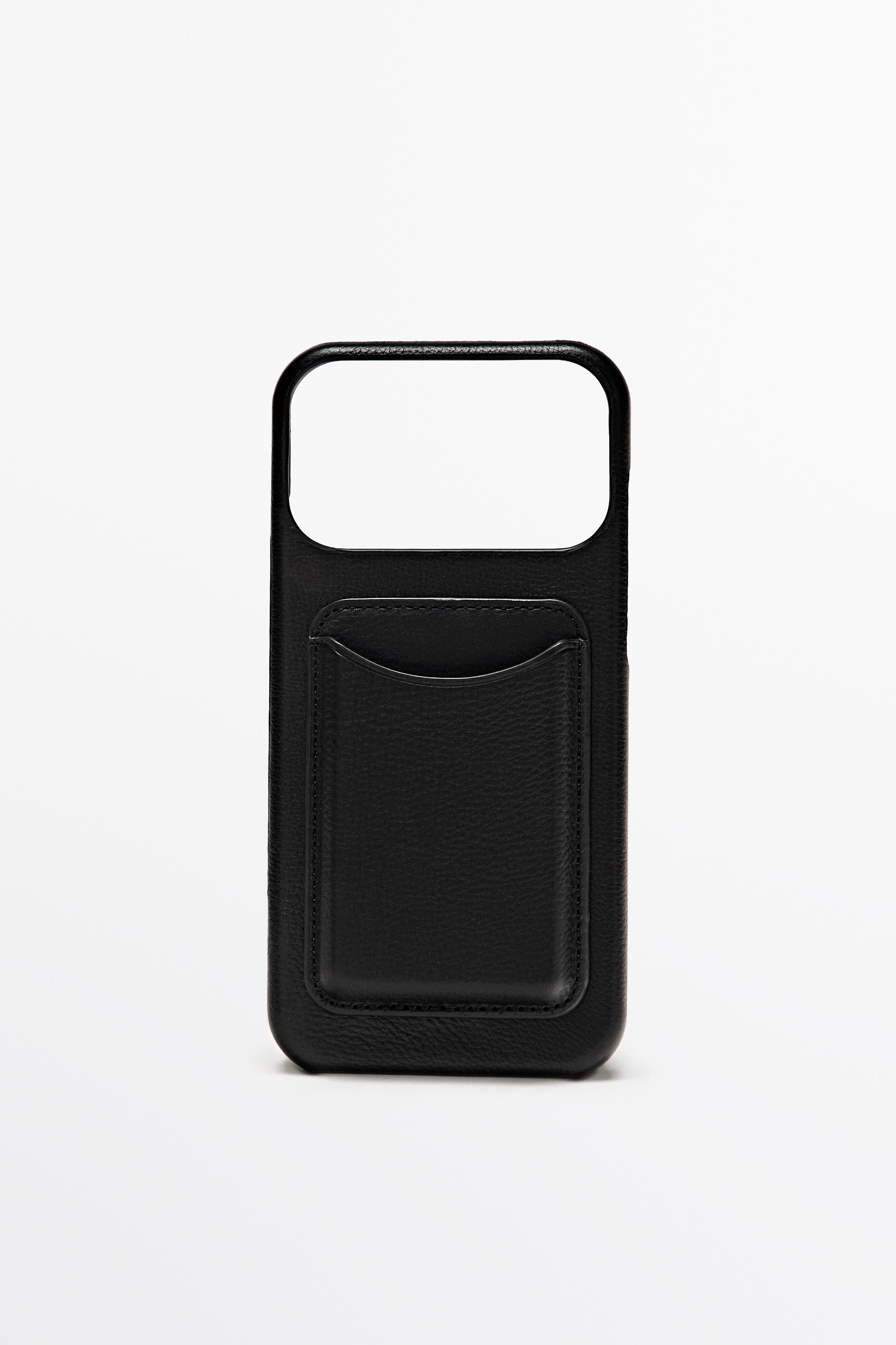 Чехол для iPhone 17 Pro Max из кожи наппа — Massimo Dutti