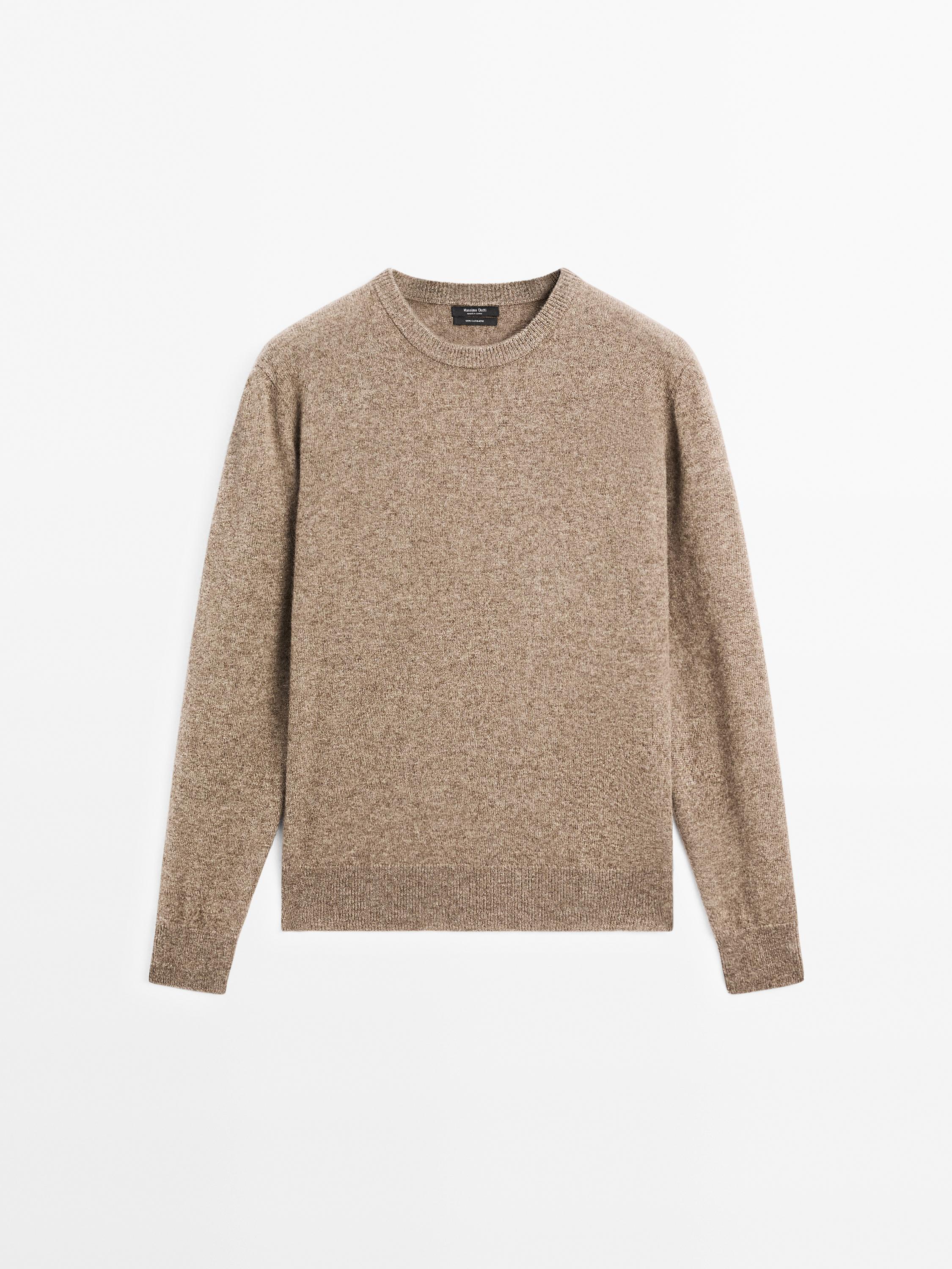 Свитер из 100% кашемира с длинными рукавами — Massimo Dutti