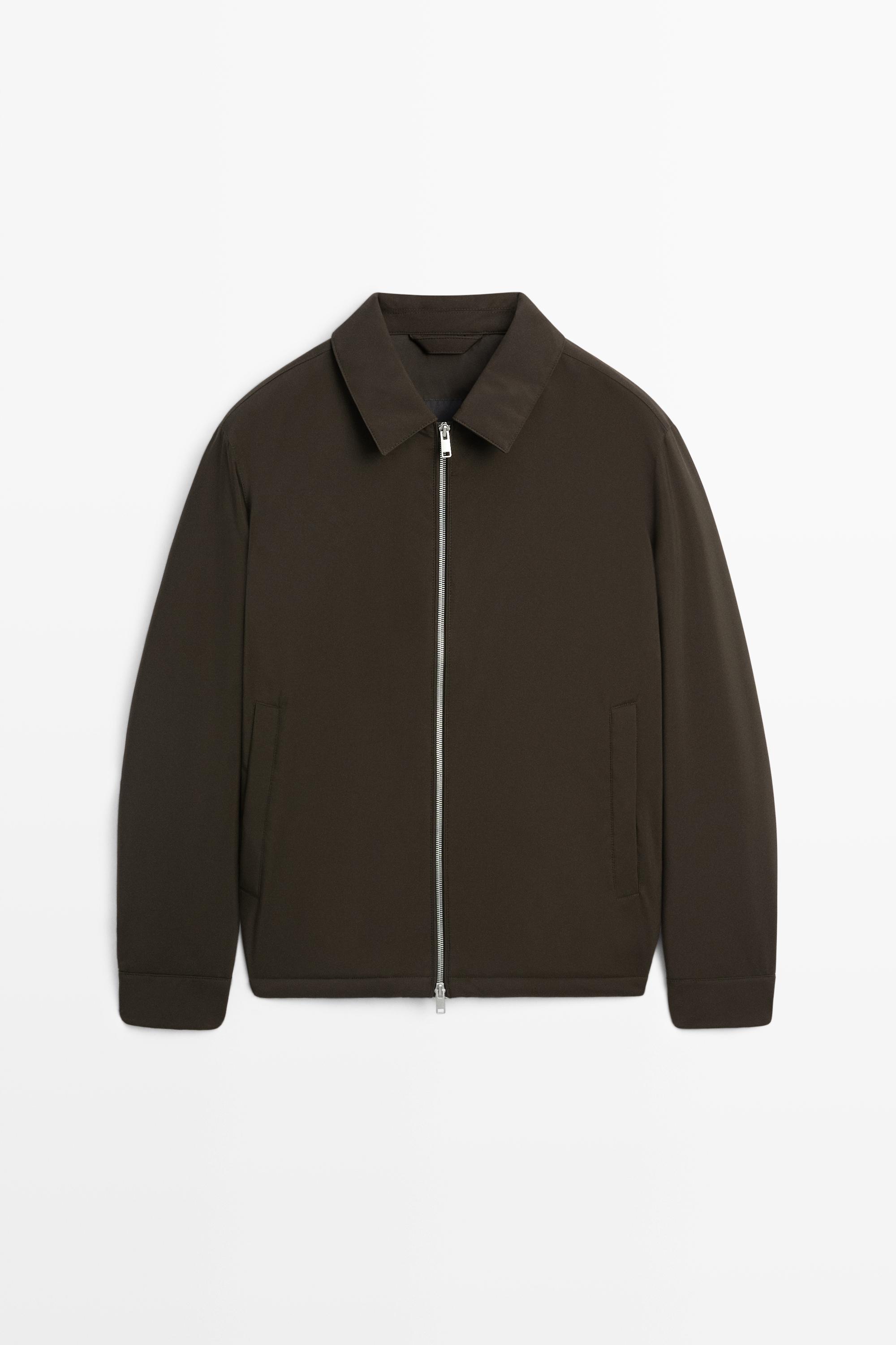 Легкая куртка с воротником — Massimo Dutti
