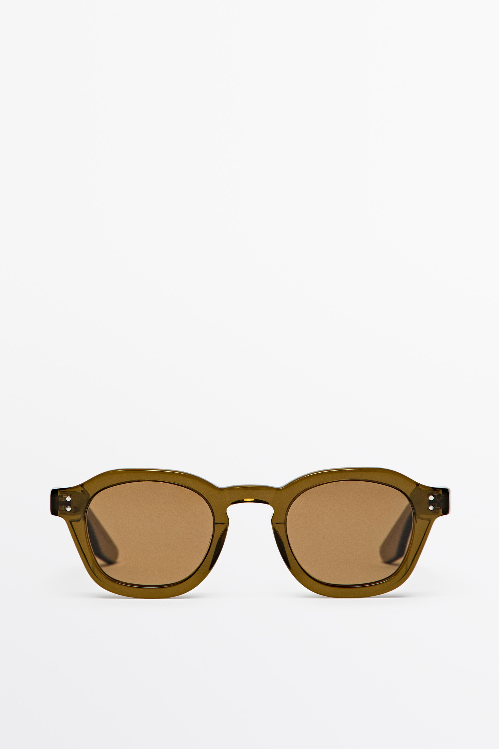 Круглые солнцезащитные очки — Massimo Dutti