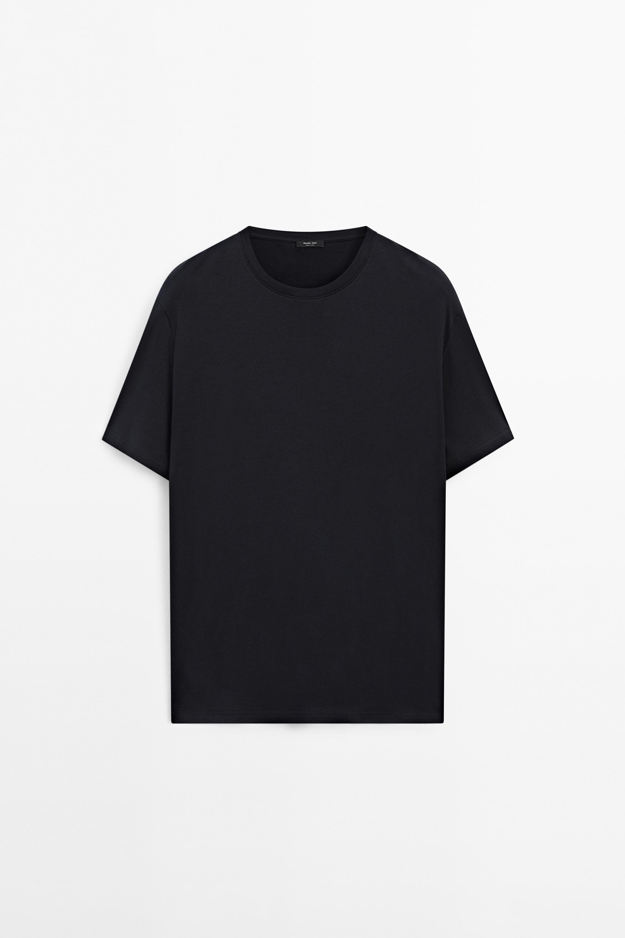 Футболка из 100% мерсеризованного хлопка — Massimo Dutti