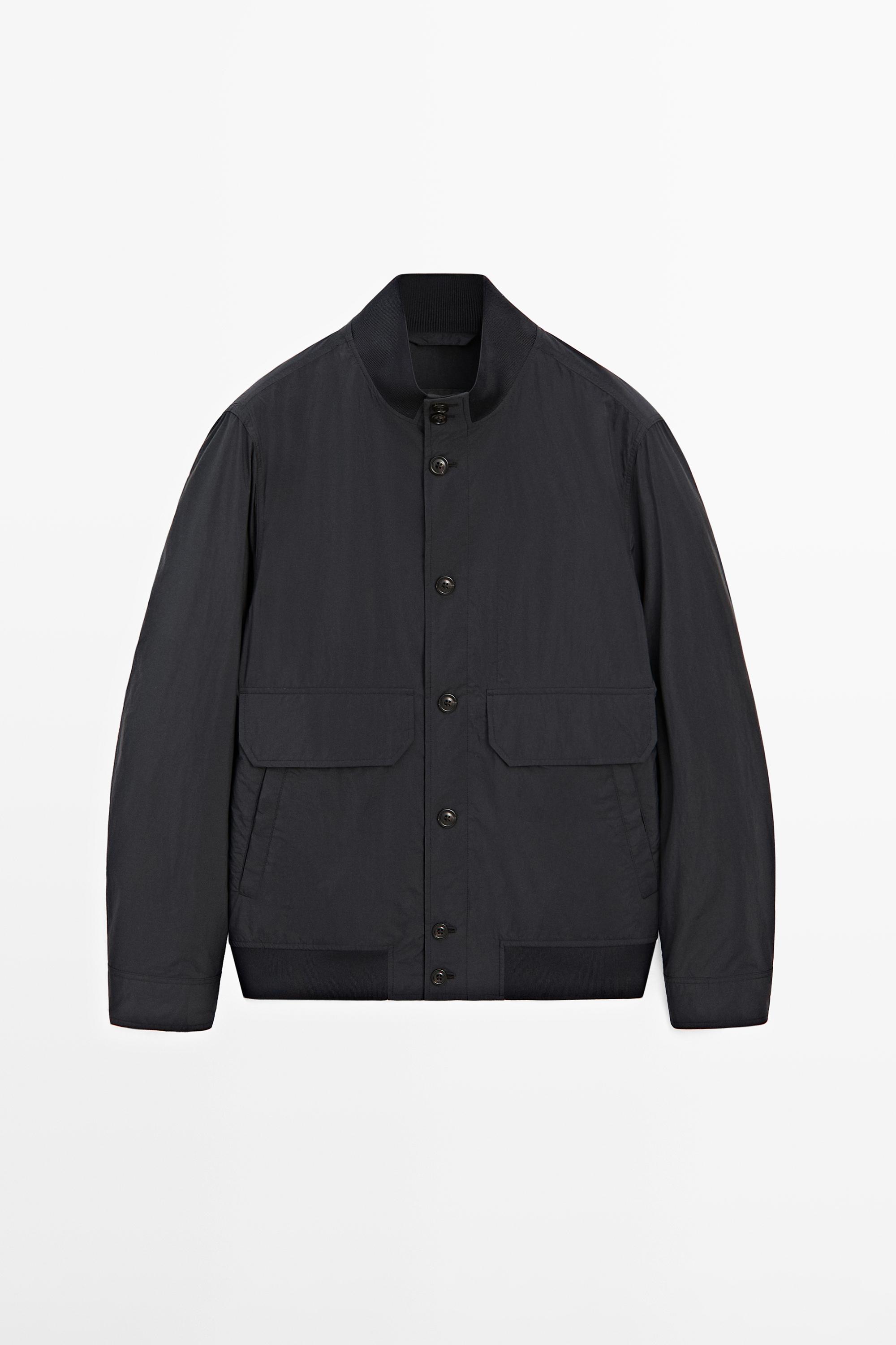 Бомбер с карманами — Massimo Dutti