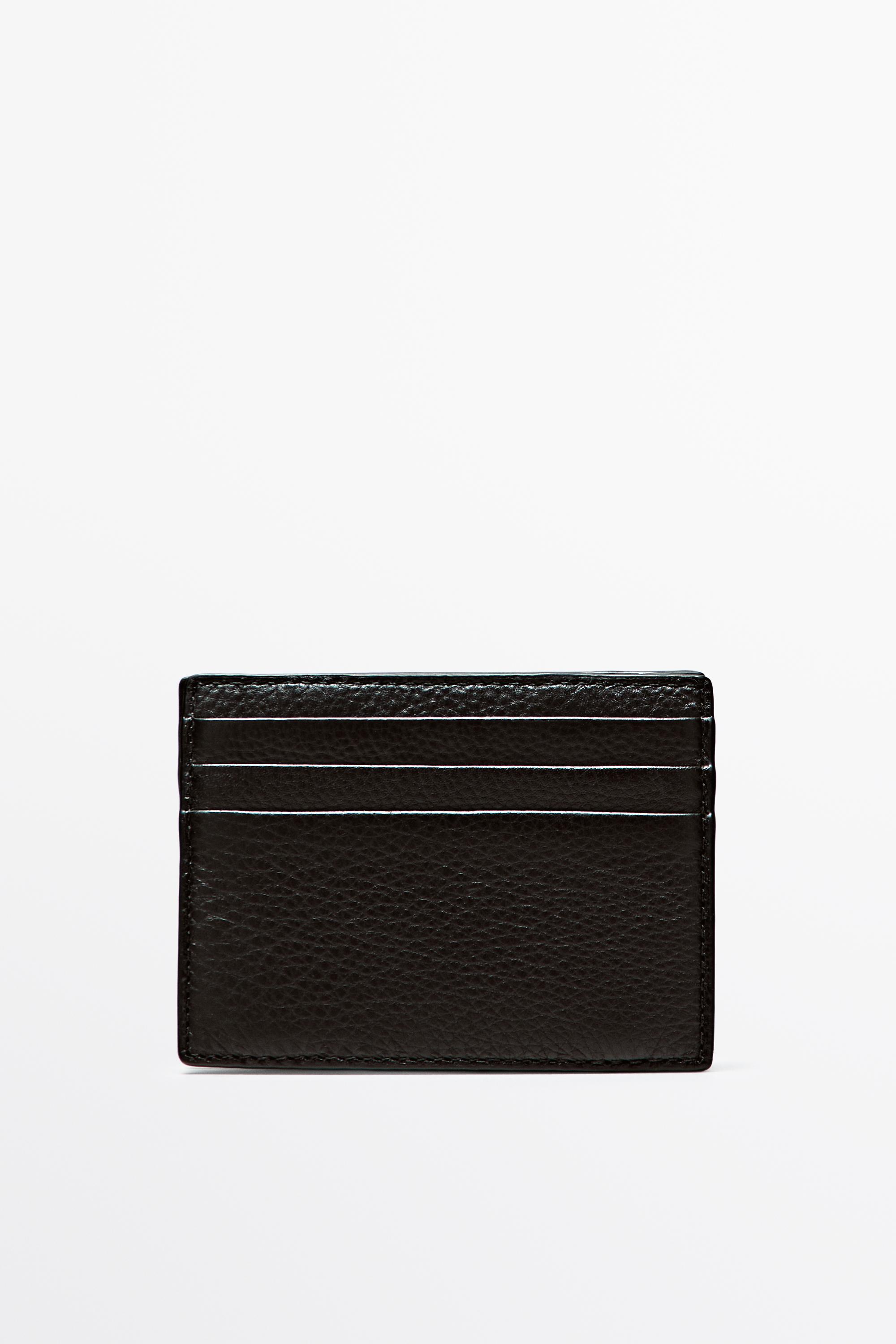 «Волшебный» кошелек из кожи наппа — Massimo Dutti