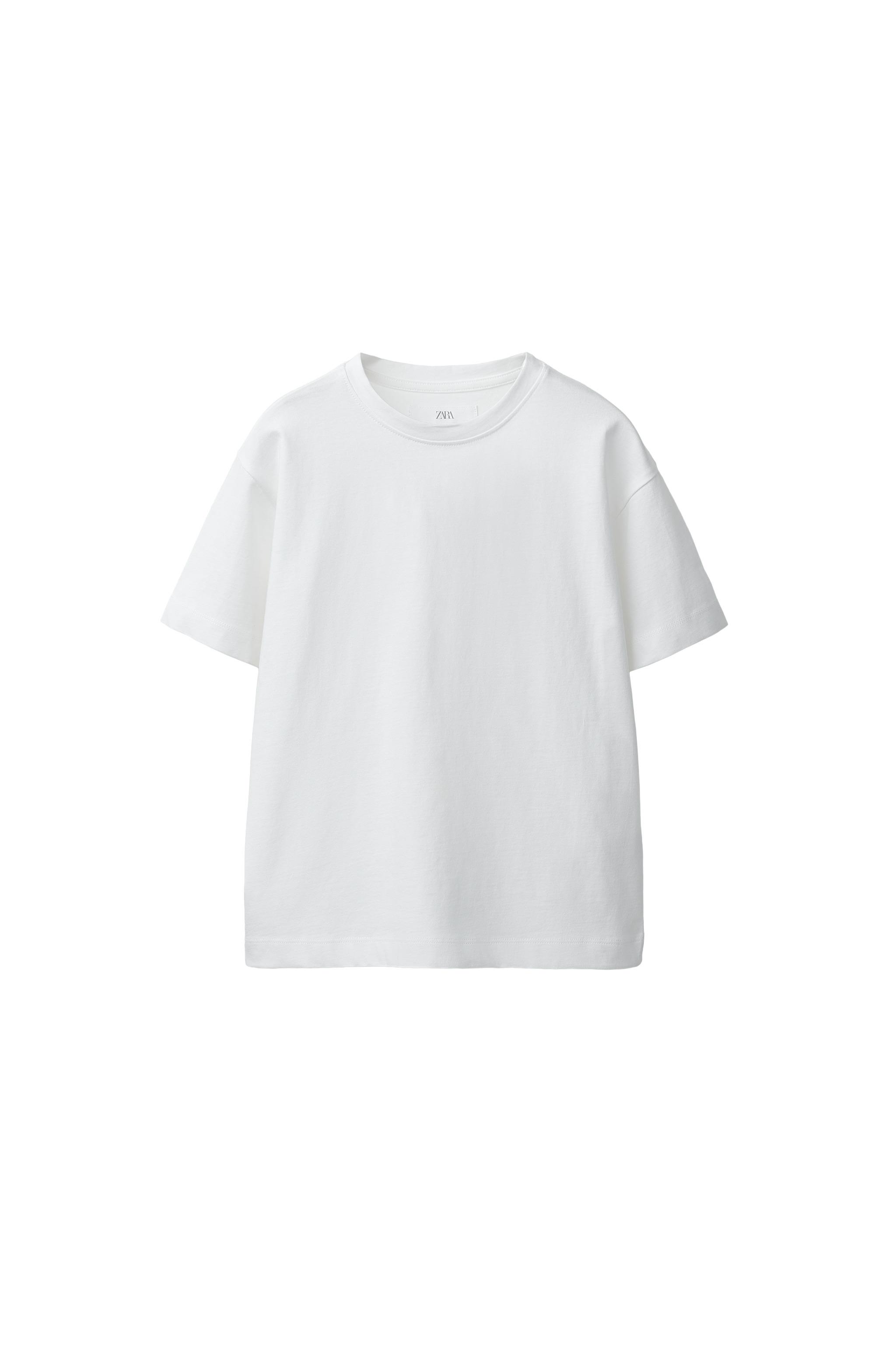 Футболка однотонная — ZARA