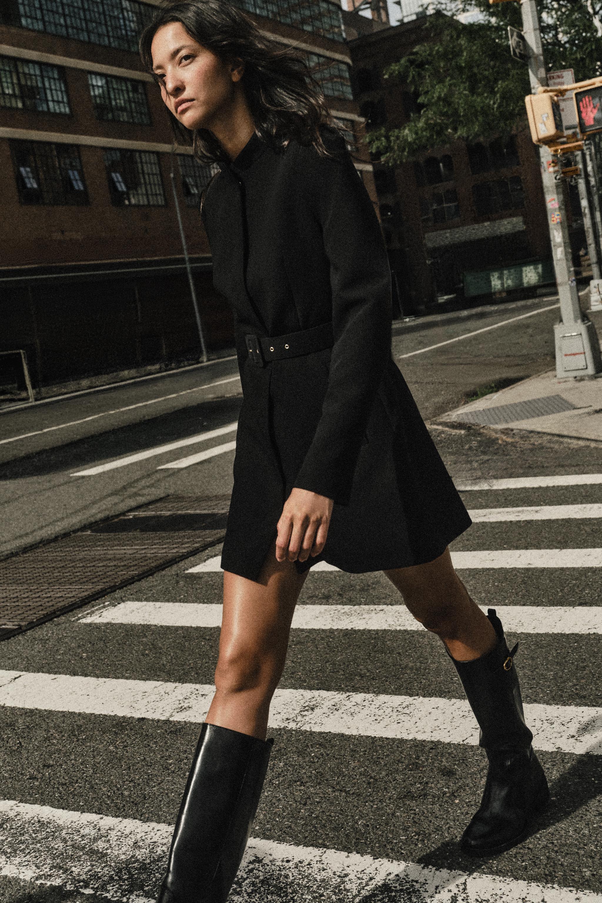 ДЛИННЫЙ БЛЕЙЗЕР С РЕМНЕМ — ZARA