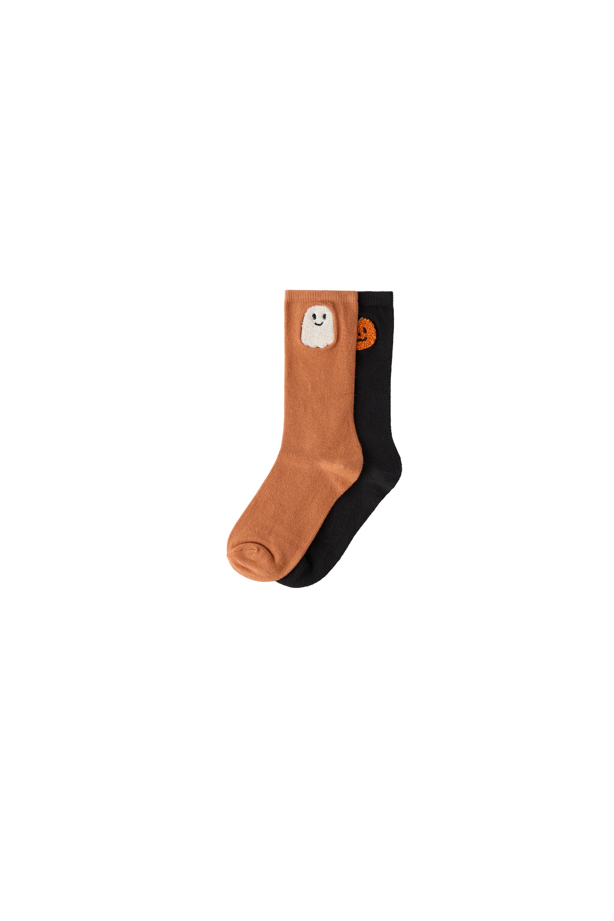 2-PACK OF PATCH SOCKS — ZARA