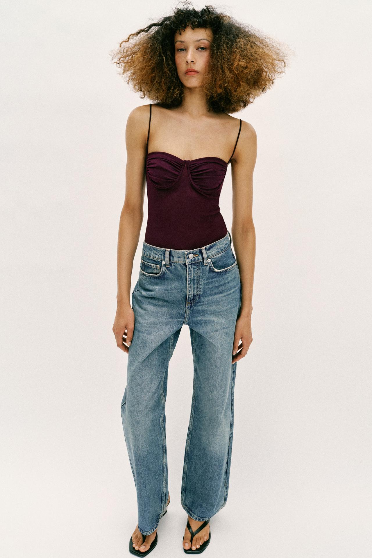 Боди TULLE WITH GATHERED DETAIL