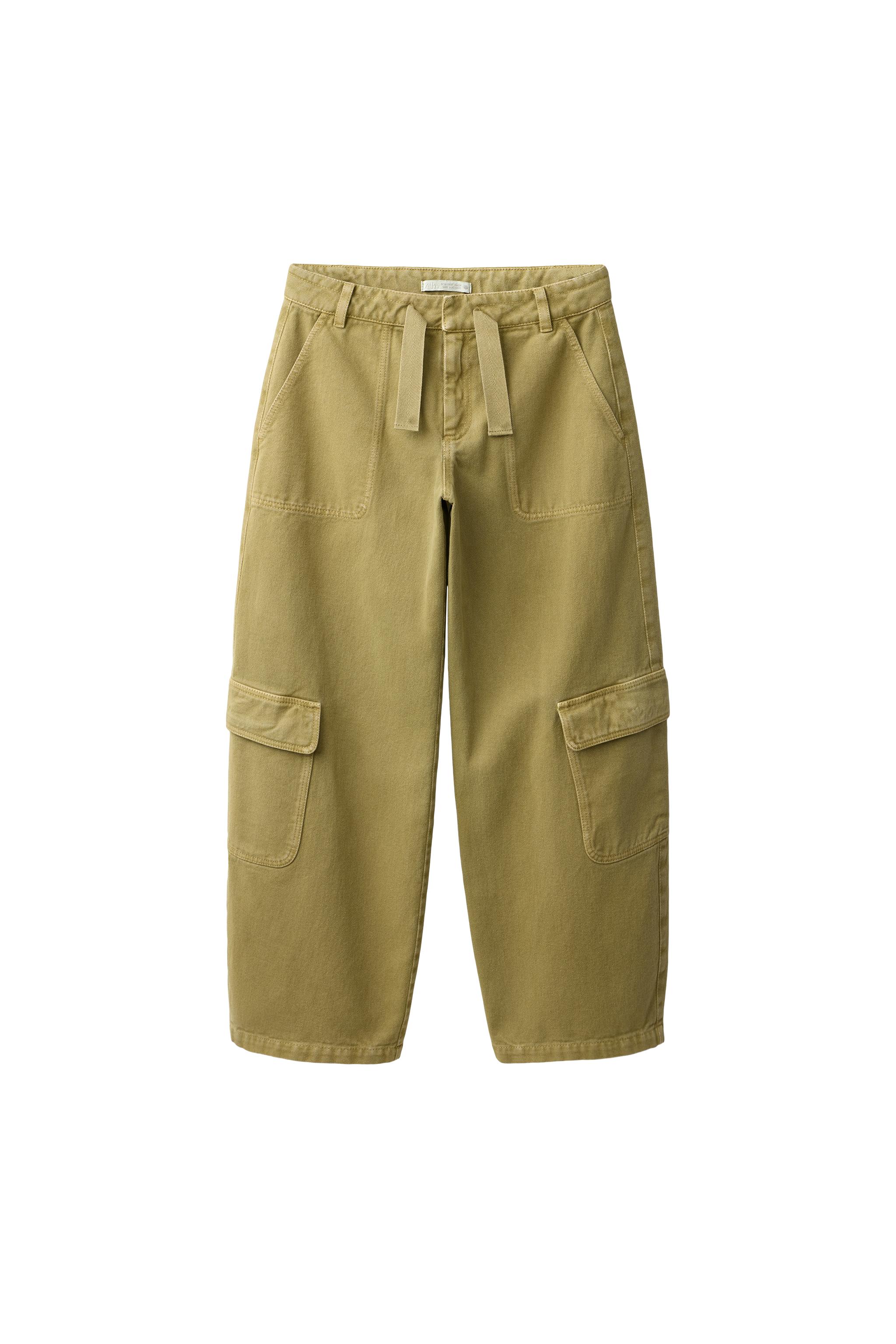 WIDE-LEG CARGO TROUSERS — ZARA
