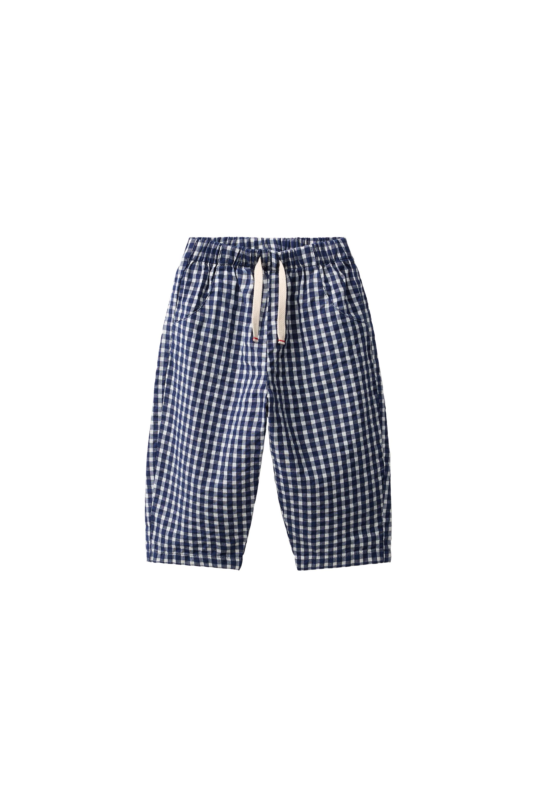 Брюки свободного кроя в мелкую клетку — ZARA