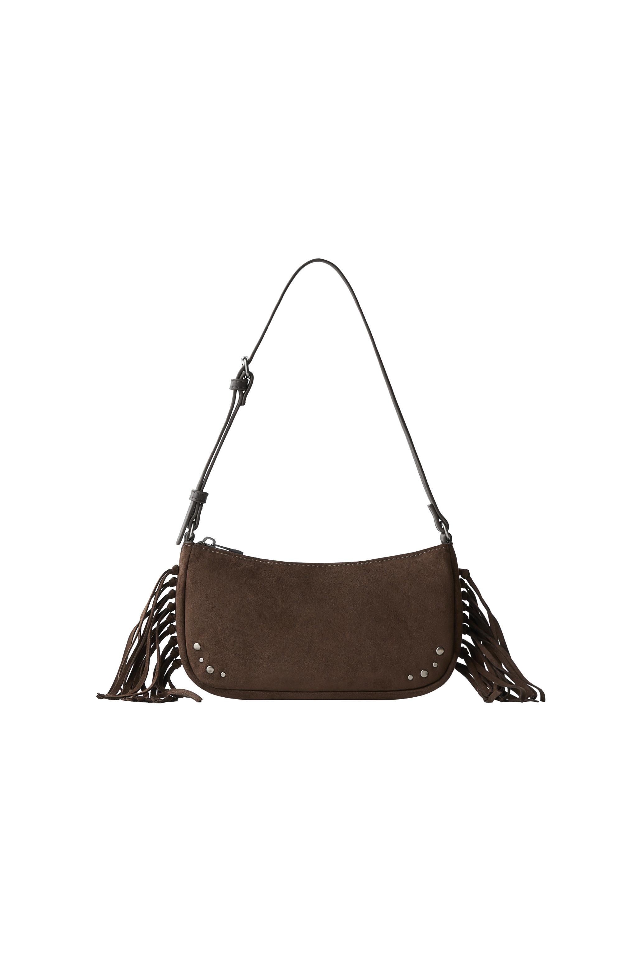 СУМКА С БАХРОМОЙ — ZARA