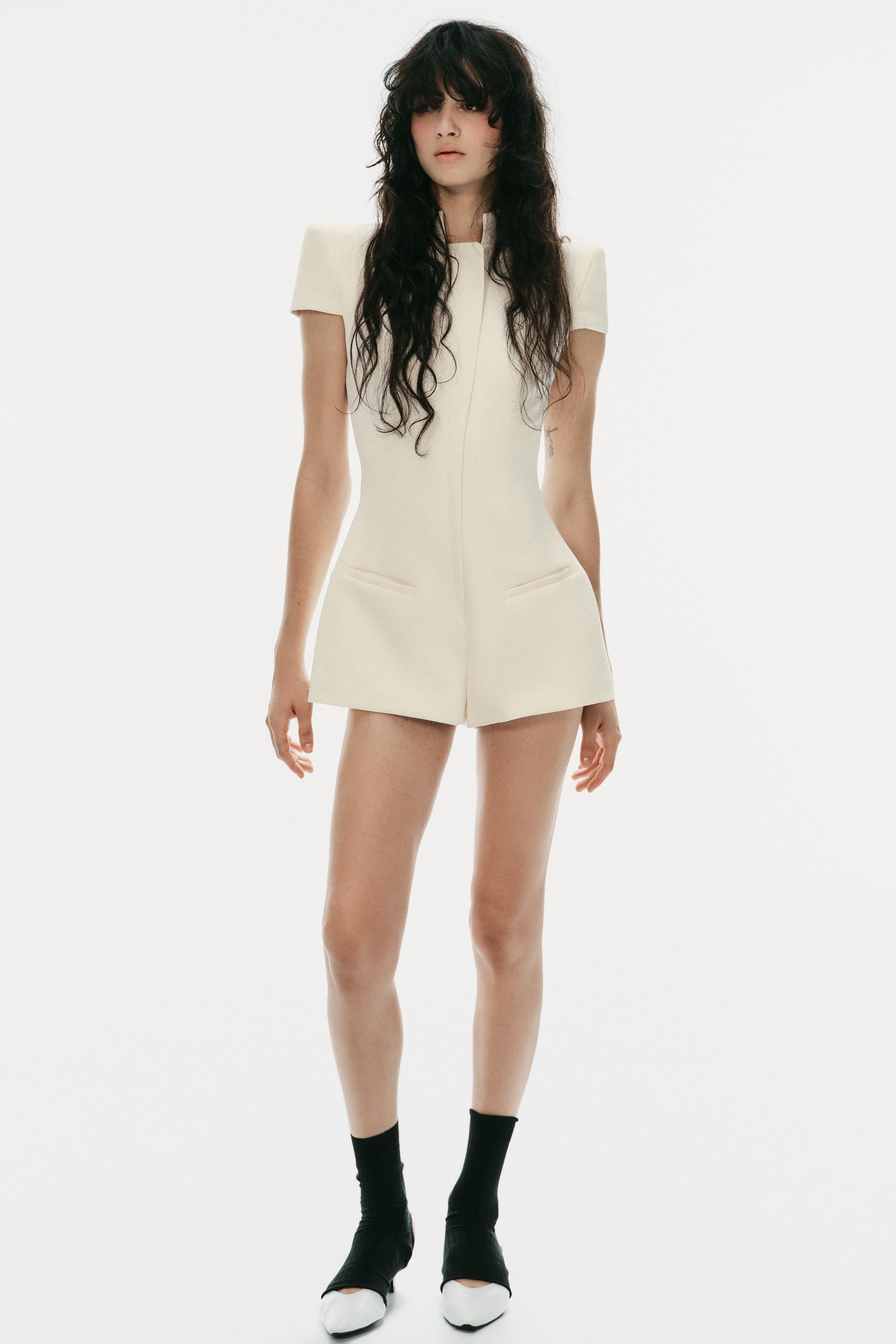 Комбинезон с накладными плечами — ZARA
