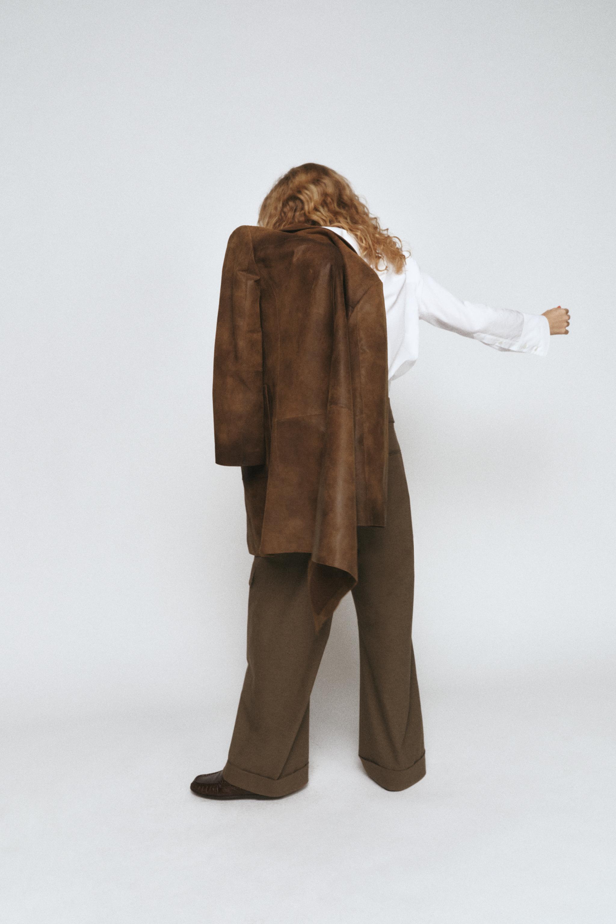 Пальто из 100% кожи ZW COLLECTION LIMITED EDITION — ZARA
