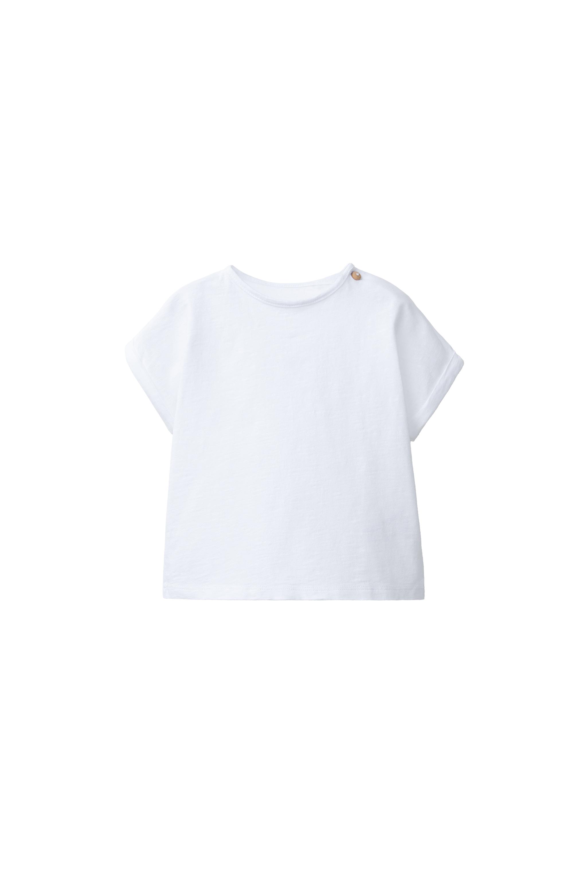 Футболка однотонная — ZARA