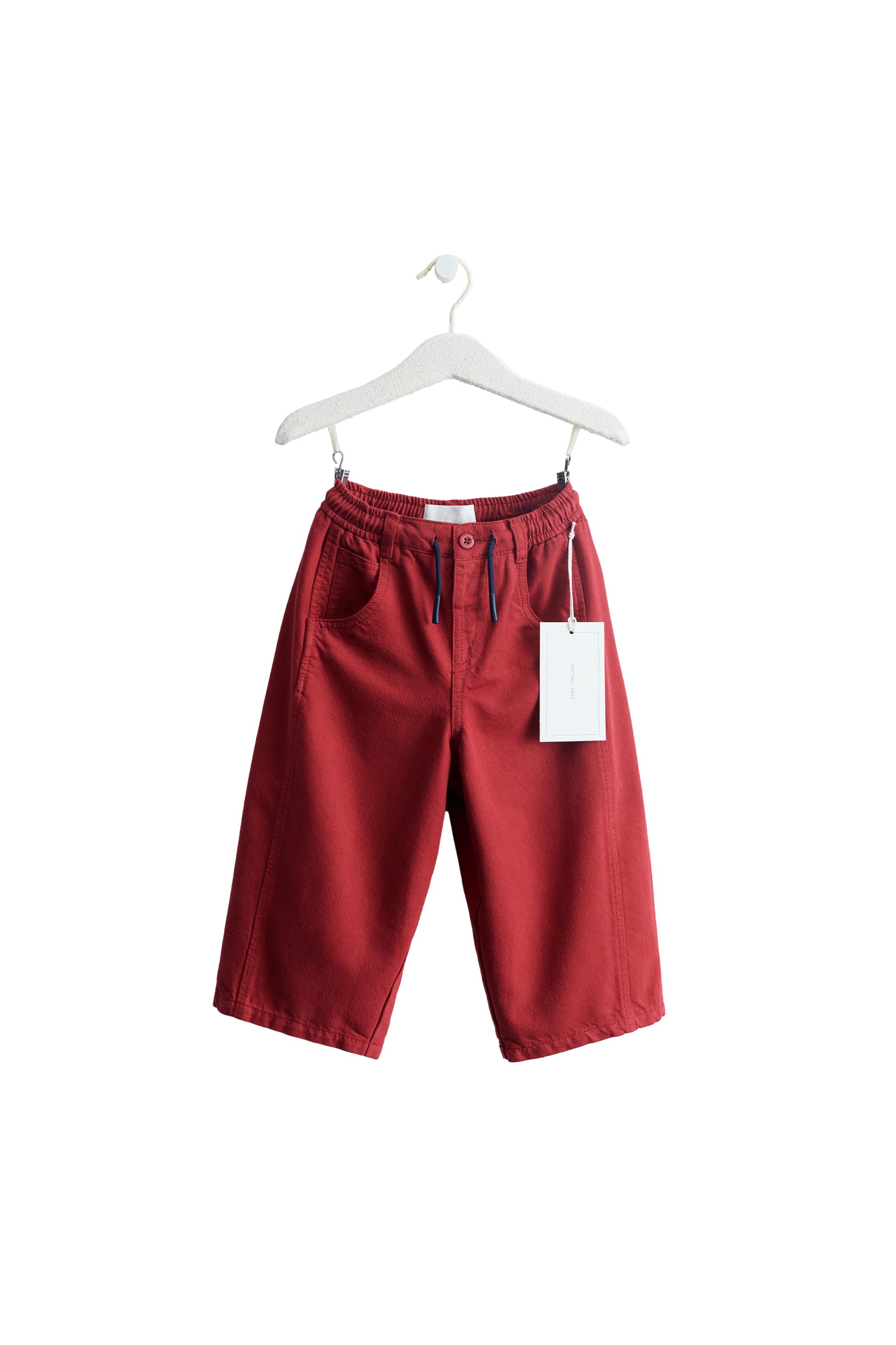 Брюки силуэта "баллон" с контрастными шнурками — ZARA
