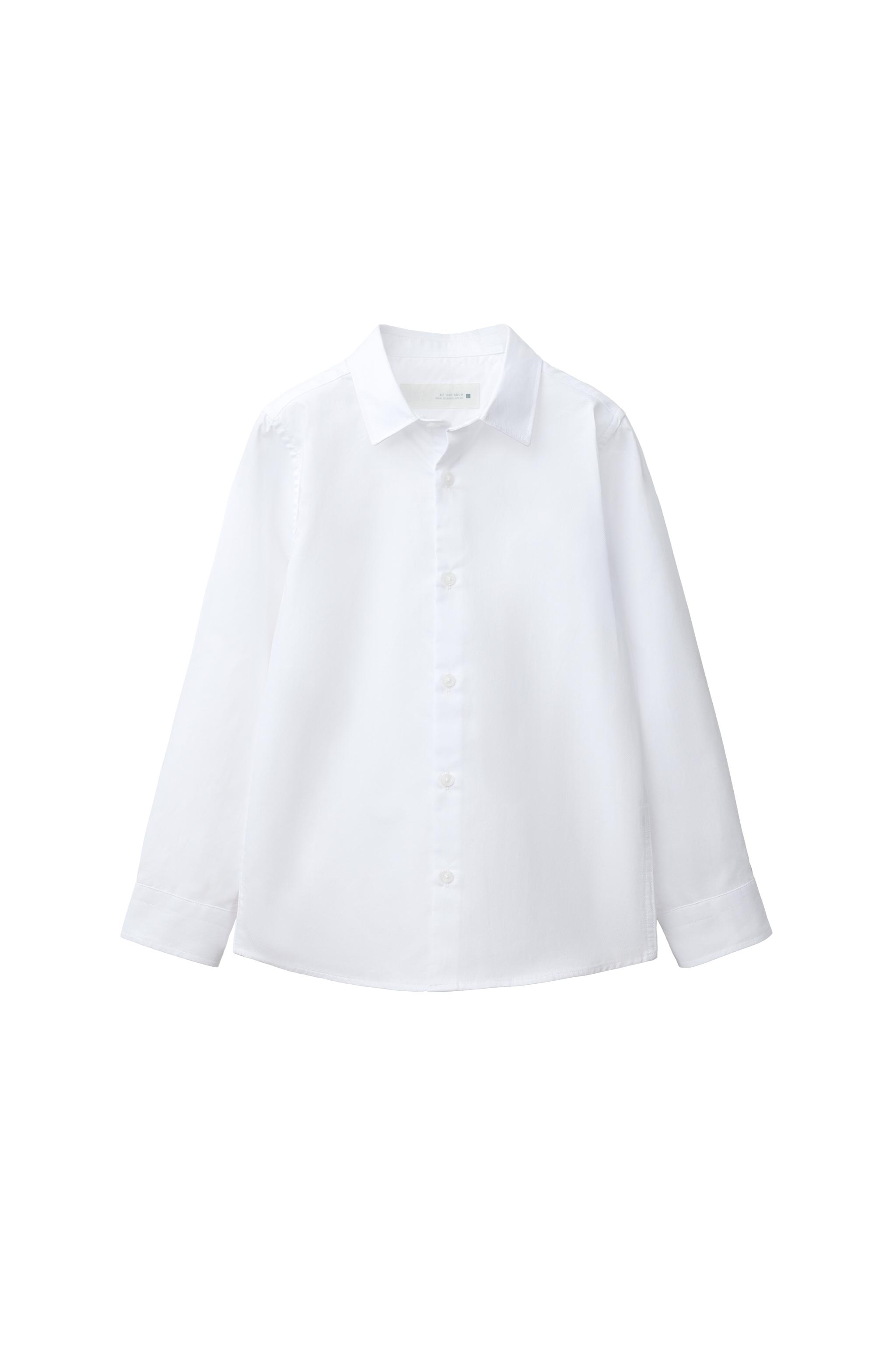 ОДНОТОННАЯ РУБАШКА ПОД КОСТЮМ — ZARA