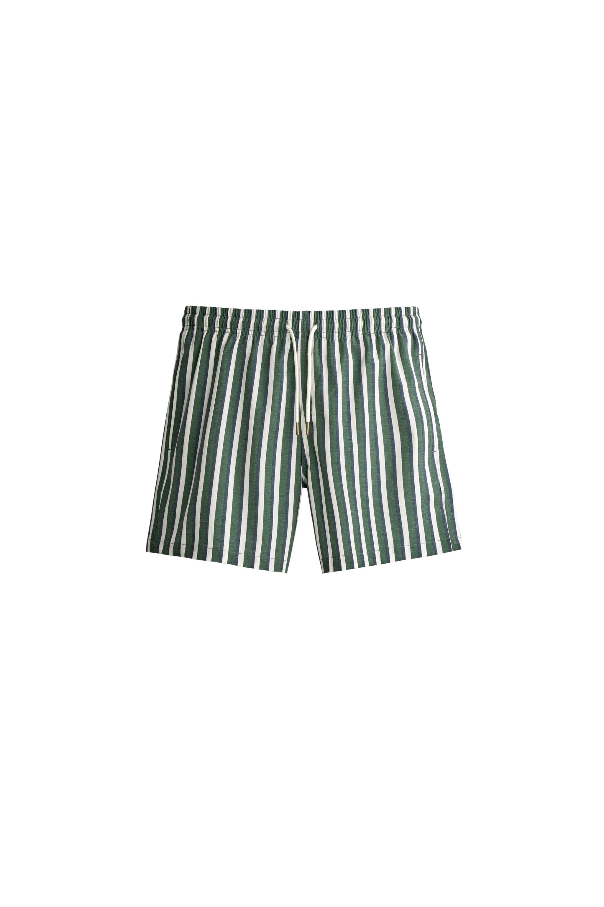 Плавки средней длины в полоску — ZARA