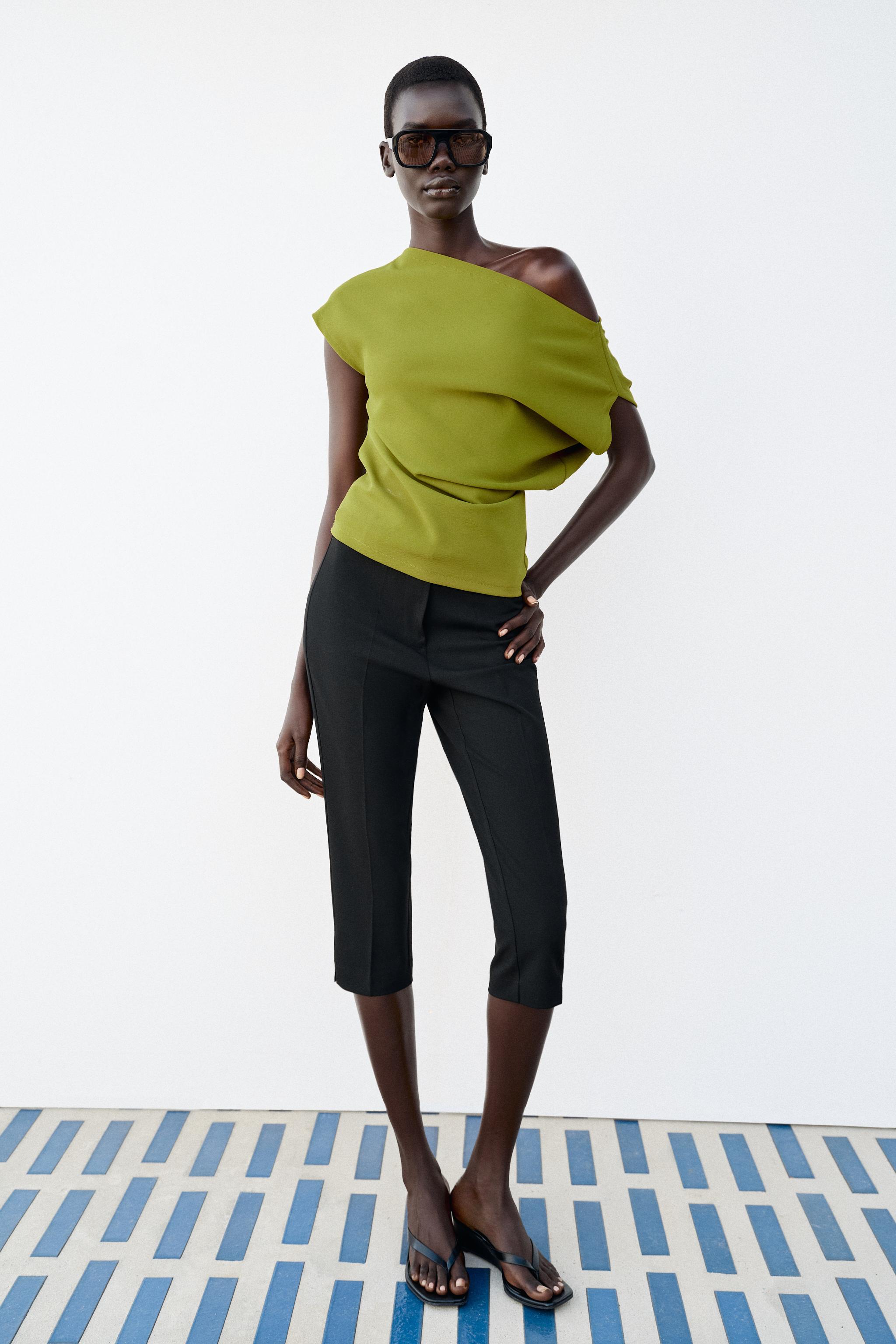 Топ асимметричного кроя — ZARA