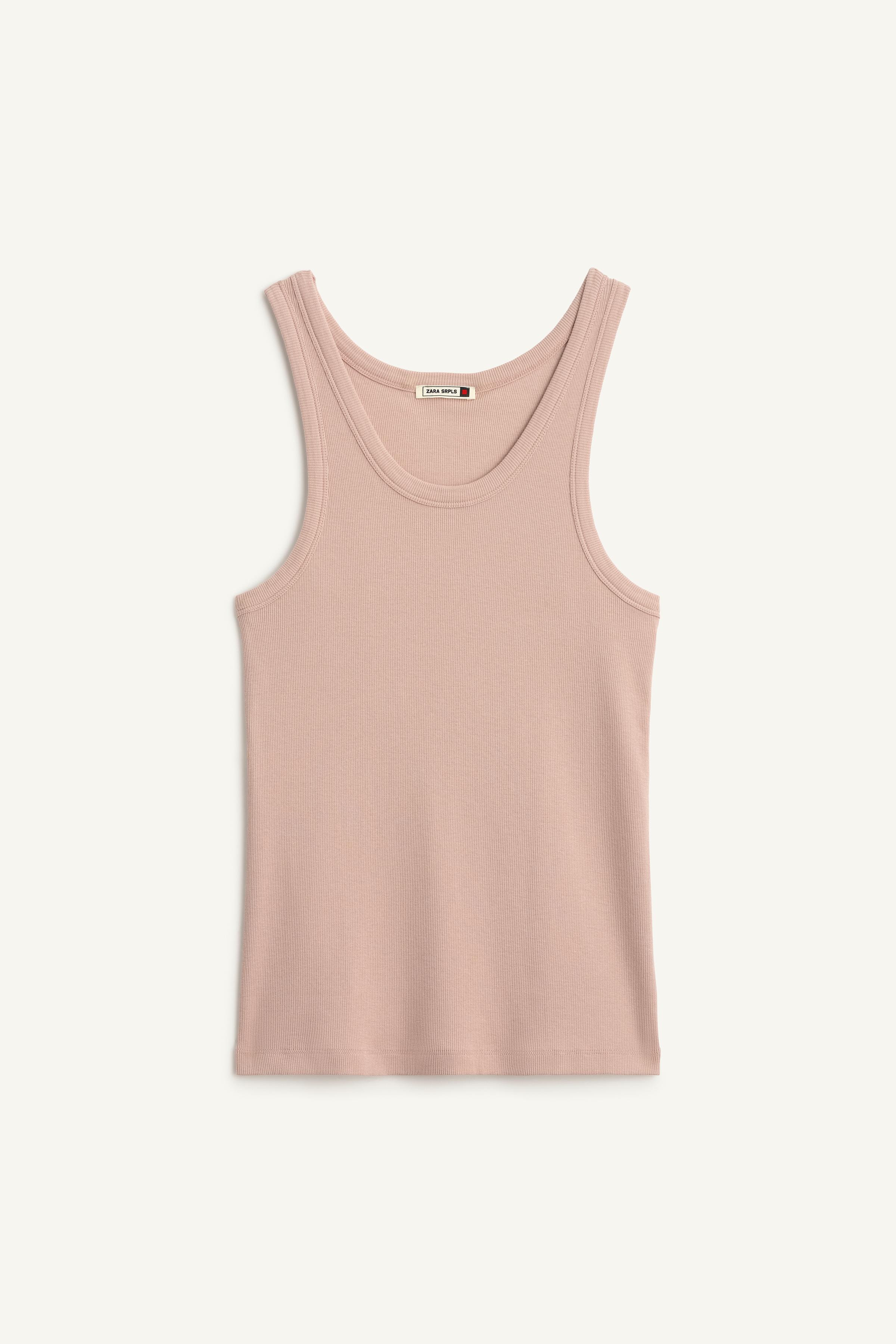 РИФЛЕНАЯ МАЙКА — ZARA