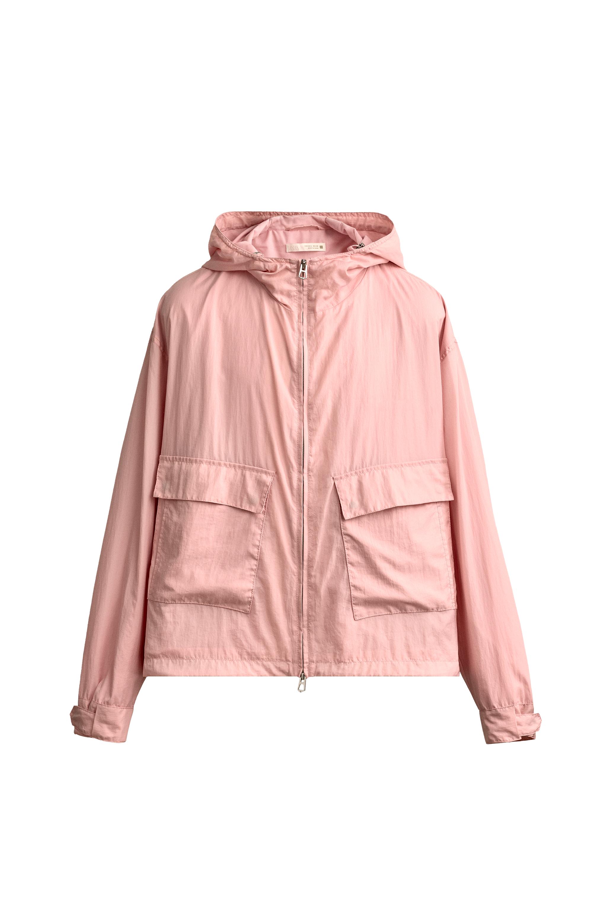 Куртка укороченного кроя из технической ткани — ZARA