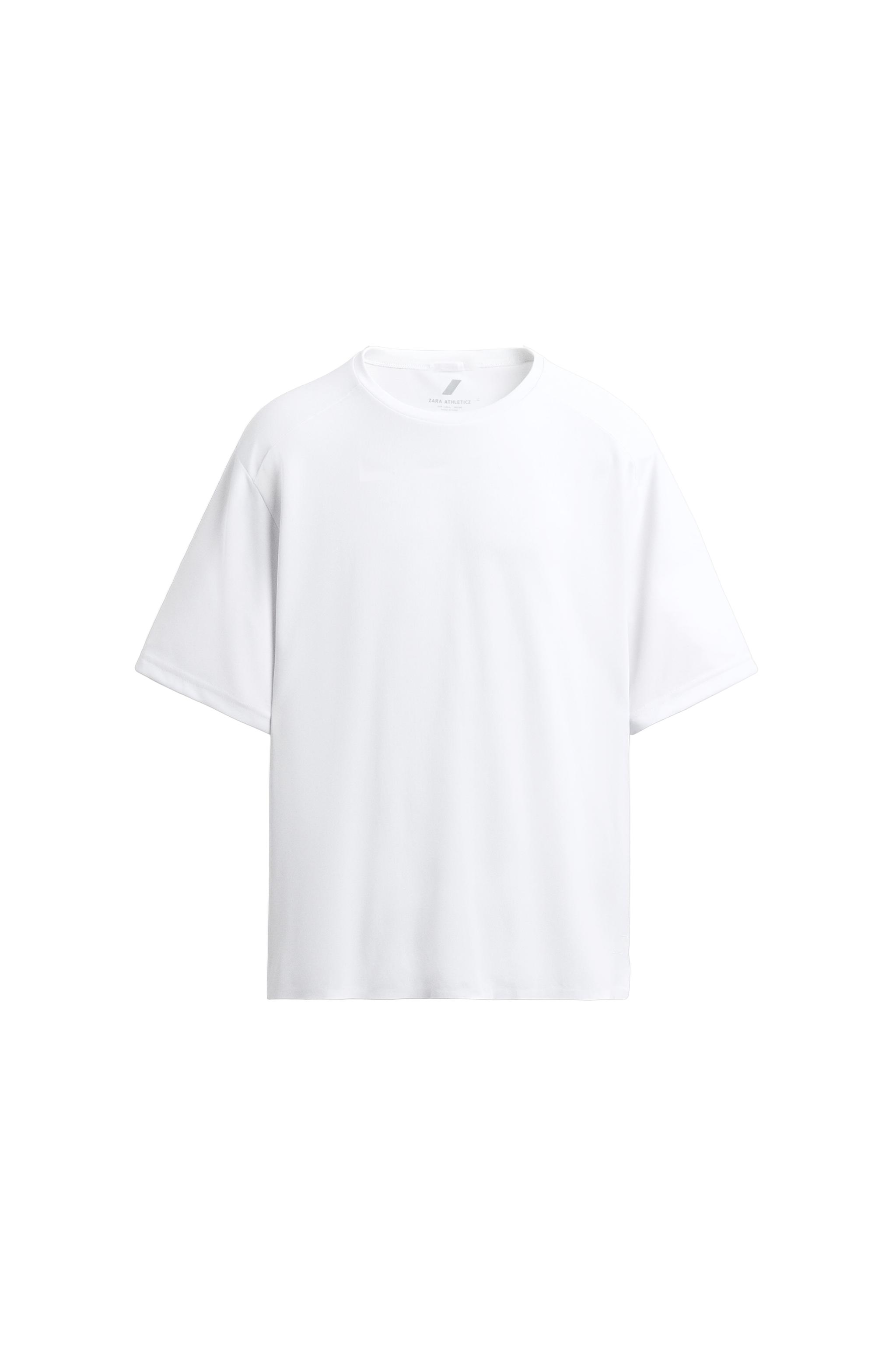 Футболка из технического пике — ZARA