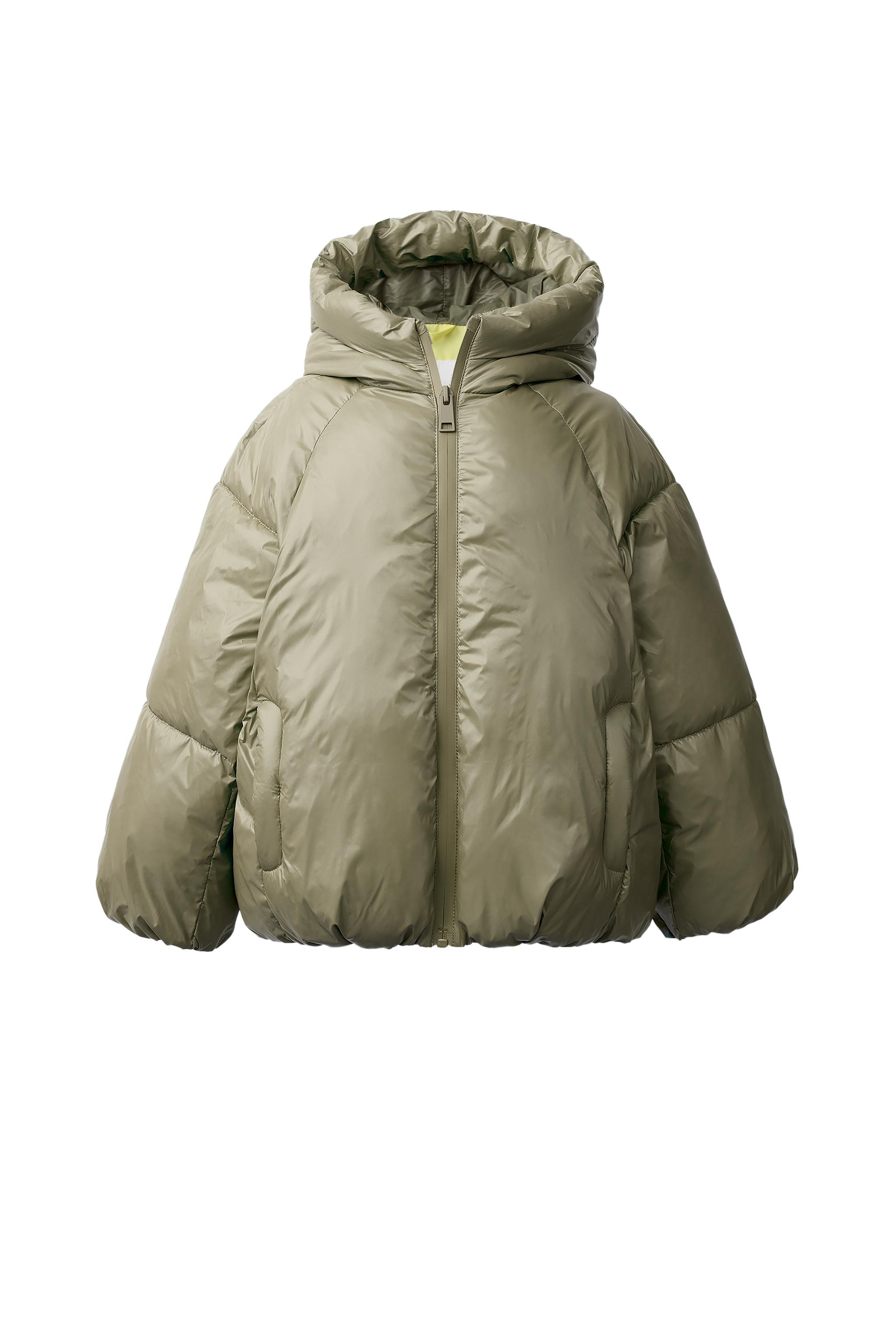 WATER-REPELLENT RUBBERISED PUFFER COAT — ZARA