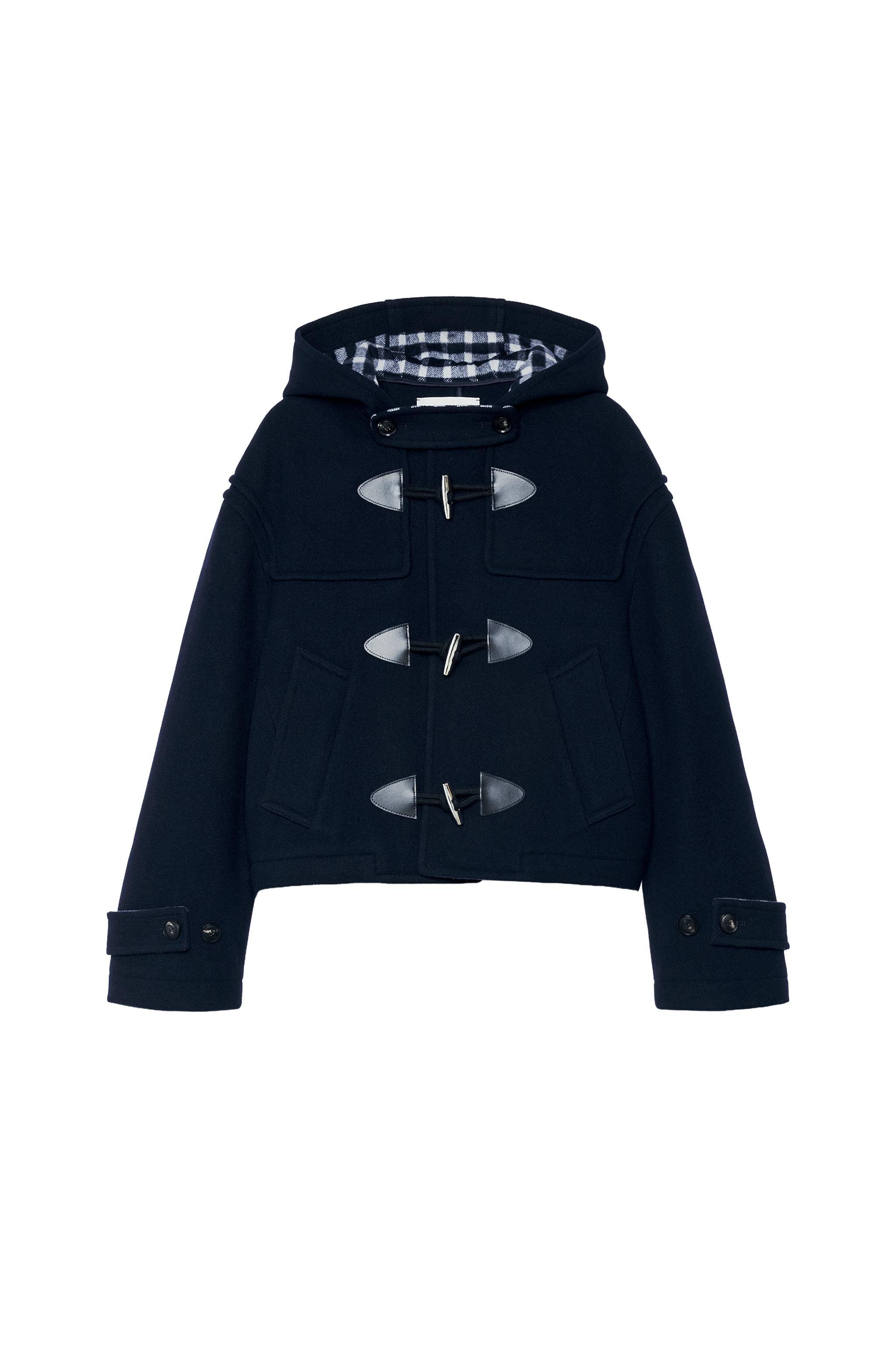 Укороченное пальто длины 3/4 из 100% шерсти — ZARA