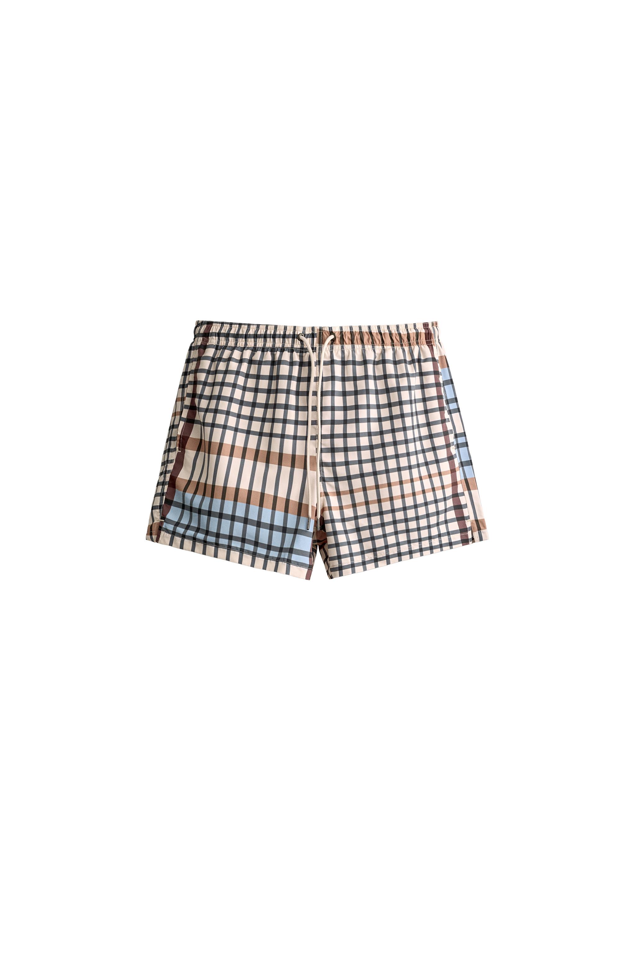 ПЛАВАТЕЛЬНЫЕ ШОРТЫ ИЗ ТЕХНИЧЕСКОЙ ТКАНИ — ZARA