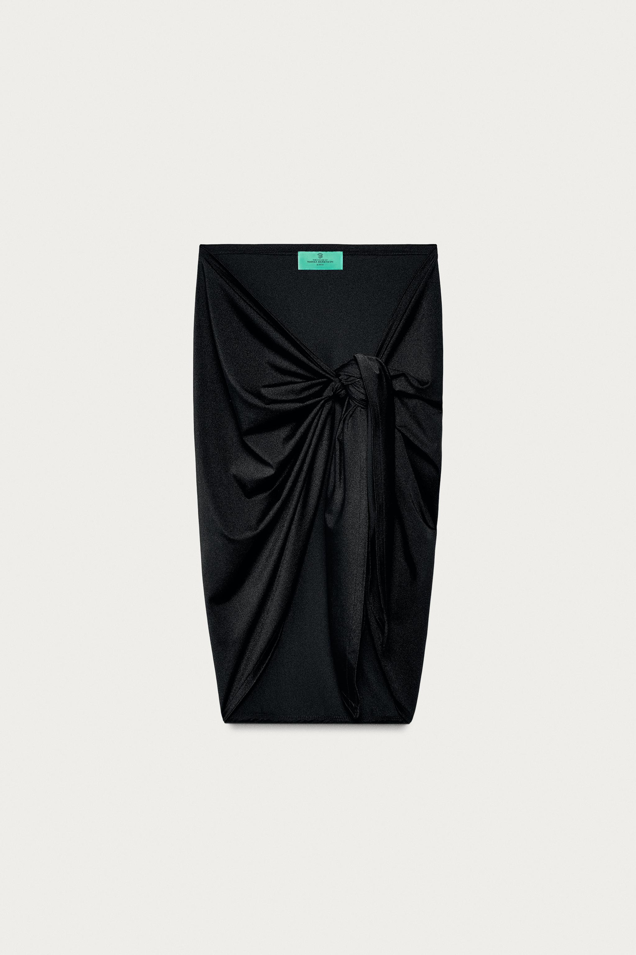 ОДНОТОННОЕ ПАРЕО ИЗ СМЕСОВОГО ПОЛИАМИДА MARISA BERENSON X ZARA — ZARA
