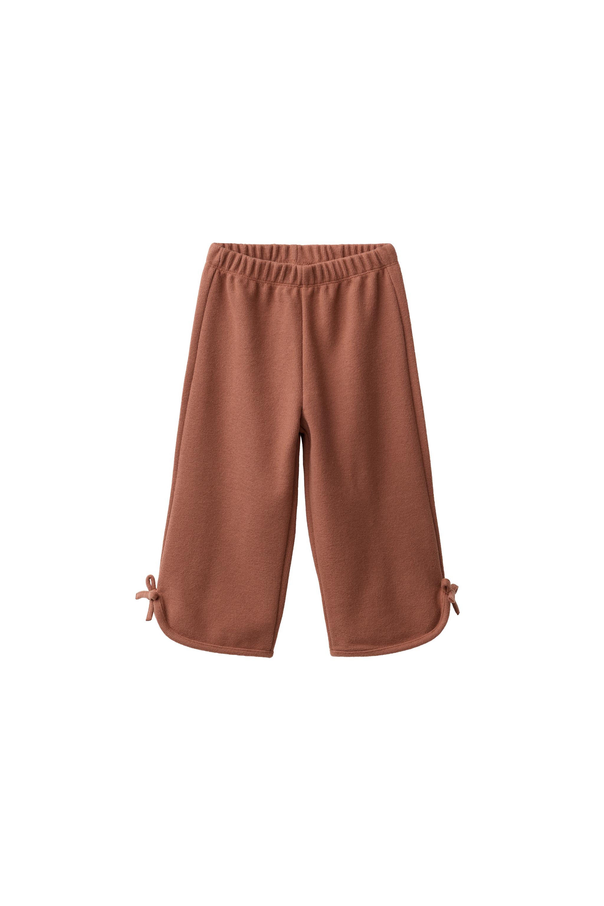 Кюлоты из мягкого материала с завязками — ZARA