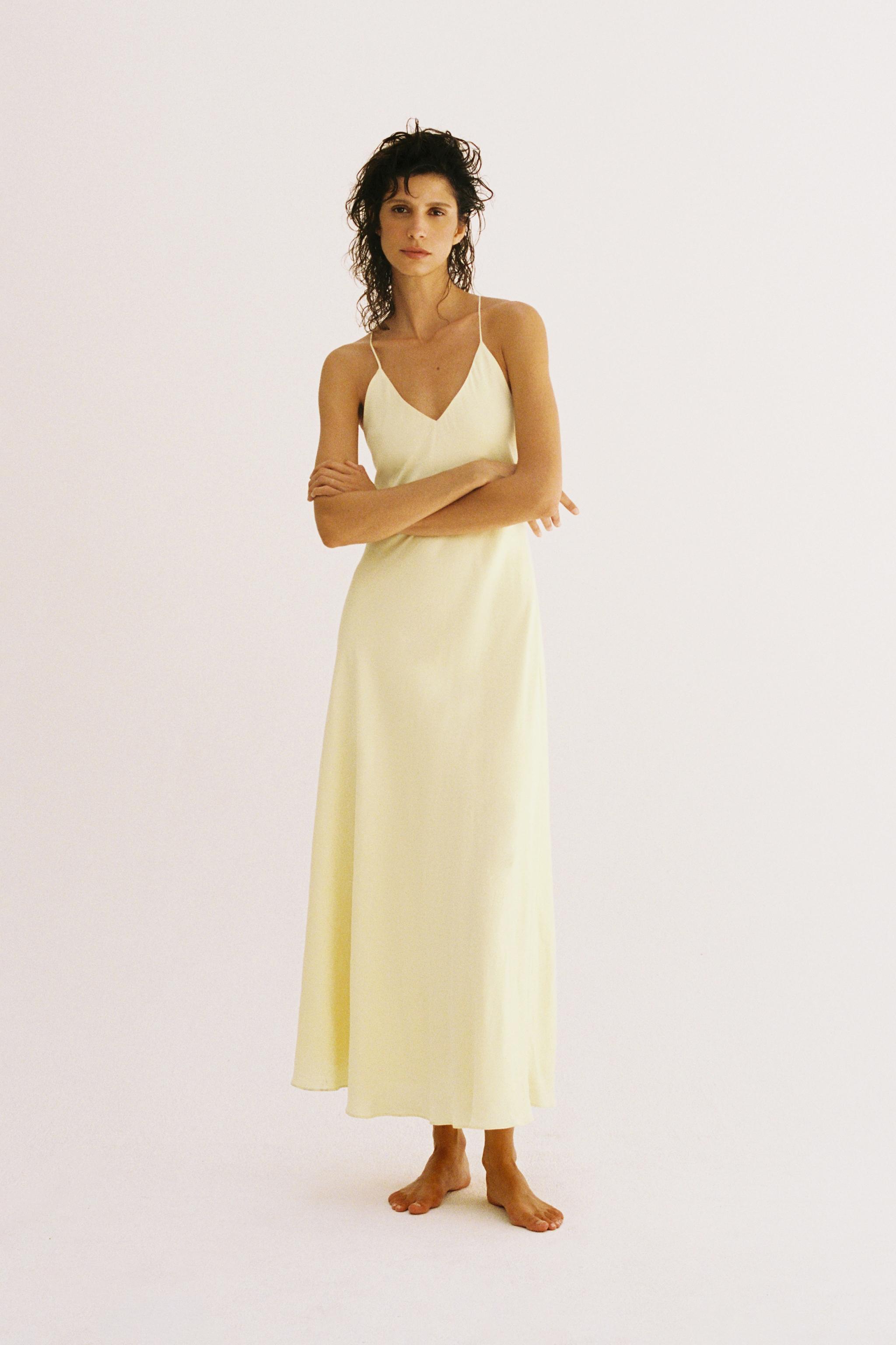 Платье-комбинация ZW COLLECTION — ZARA