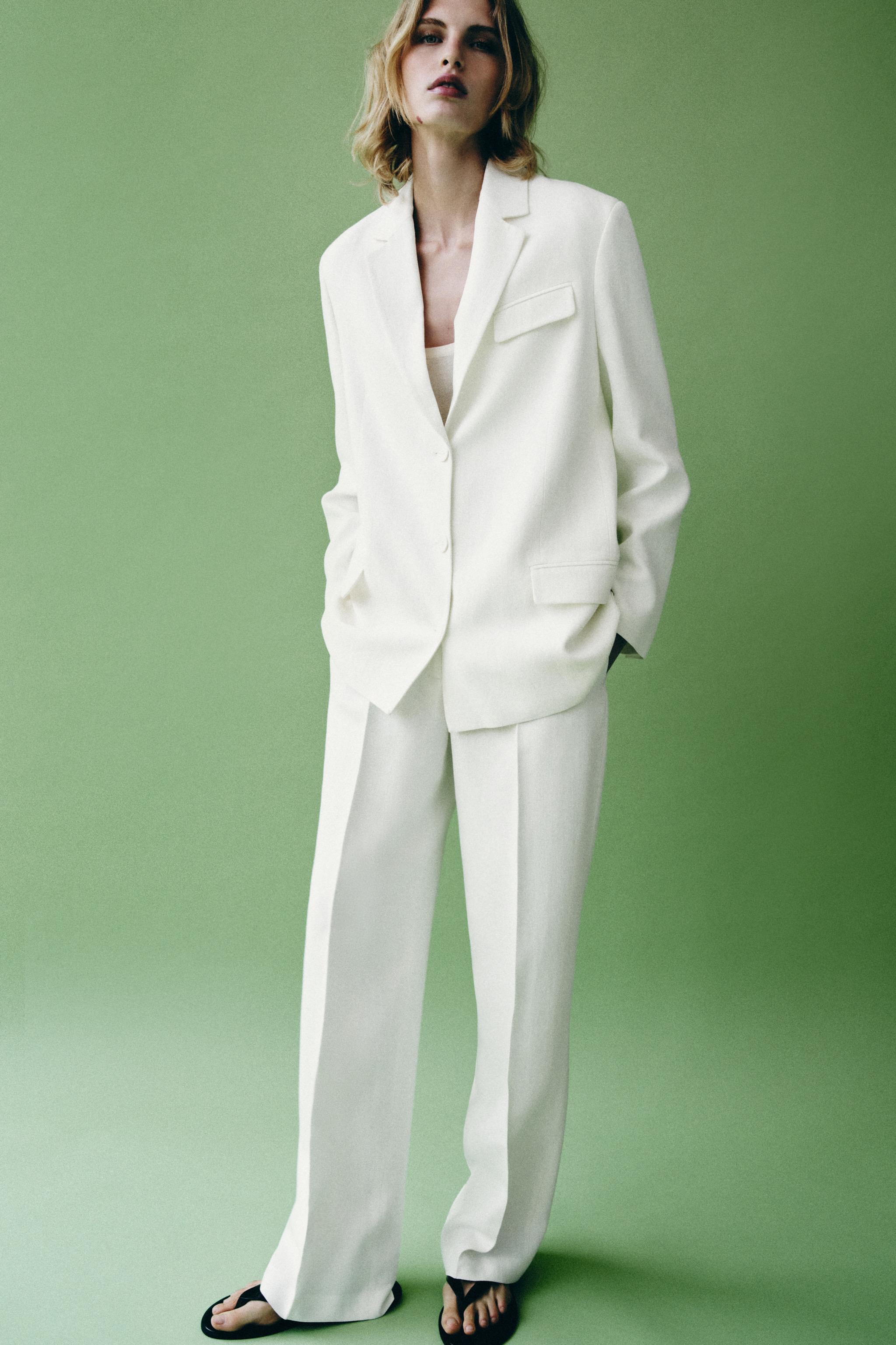 БЛЕЙЗЕР ПРЯМОГО КРОЯ — ZW COLLECTION — ZARA
