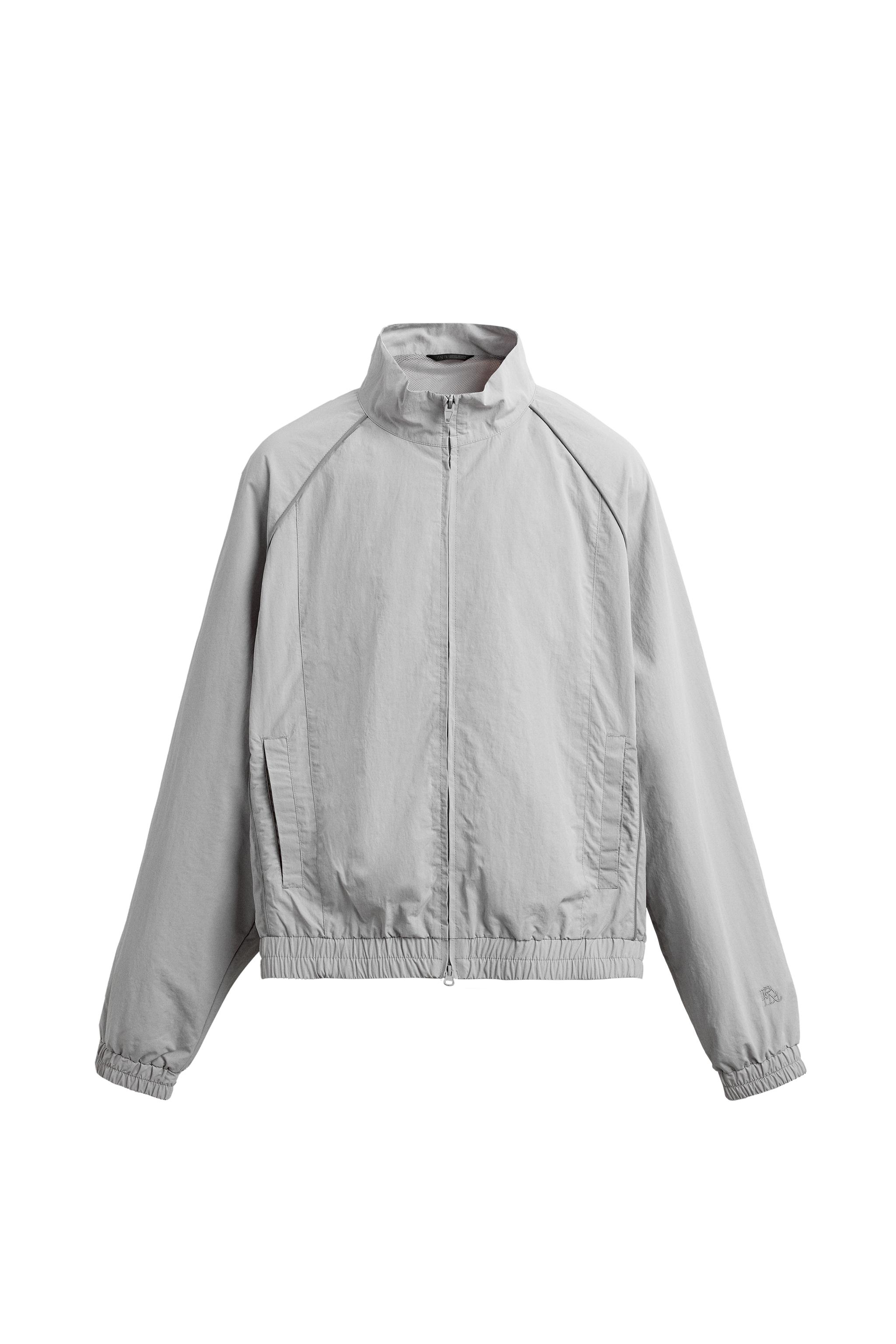 Куртка из технической ткани с контрастными деталями — ZARA