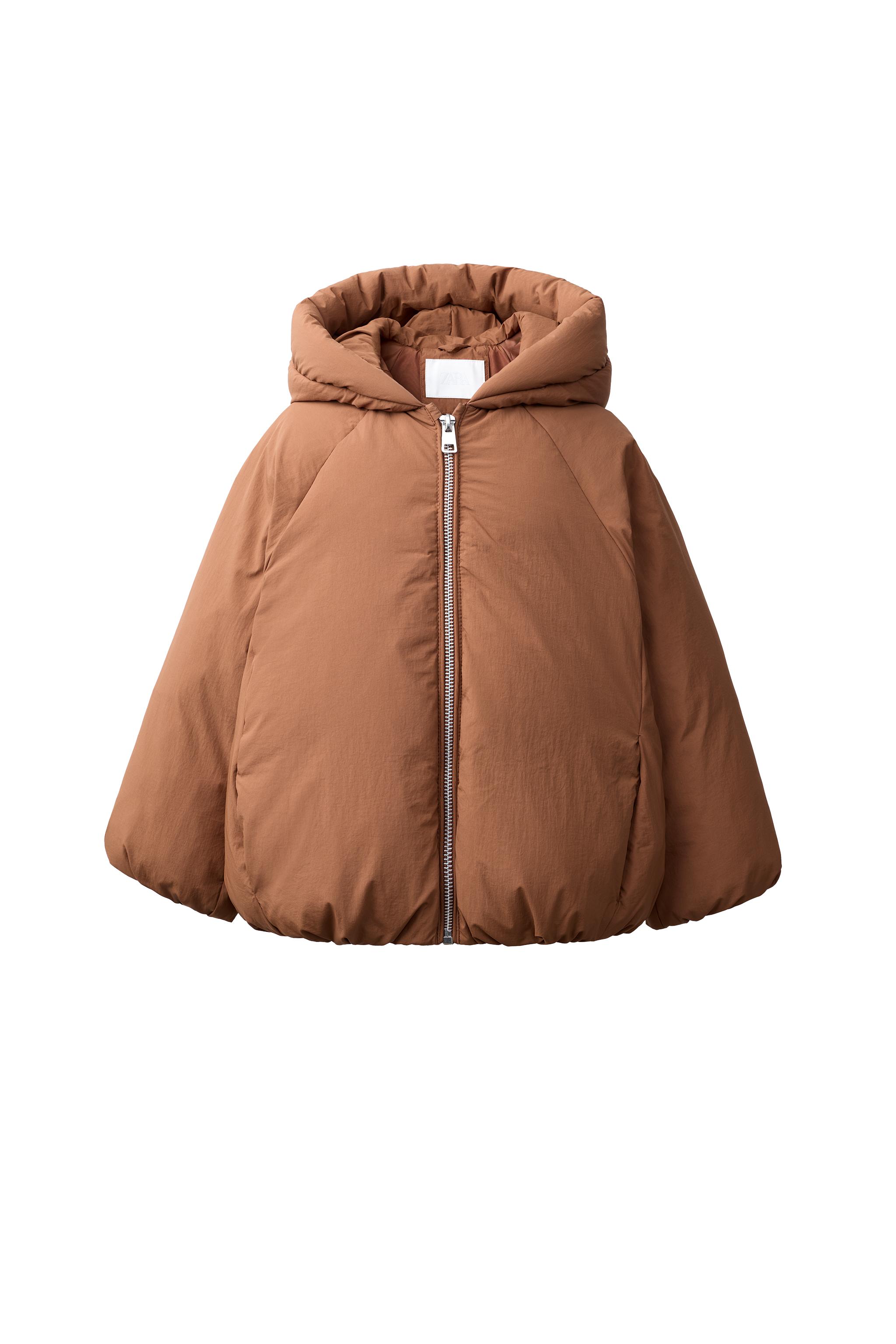 ПУХОВИК С НАПОЛНИТЕЛЕМ ИЗ ПЕРА И ПУХА WATER REPELLENT — ZARA