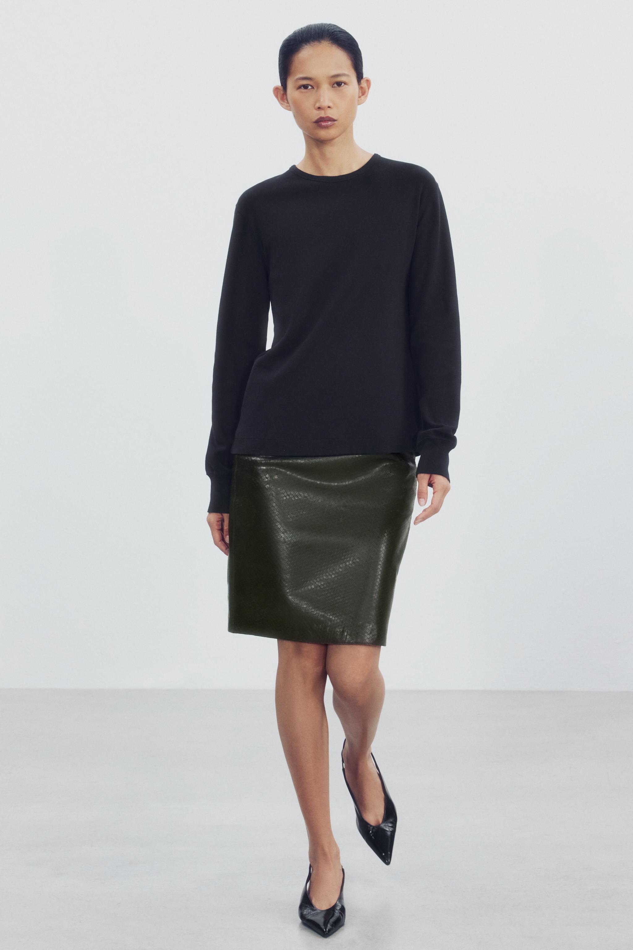 ФУТБОЛКА С ДЛИННЫМИ РУКАВАМИ — ZARA