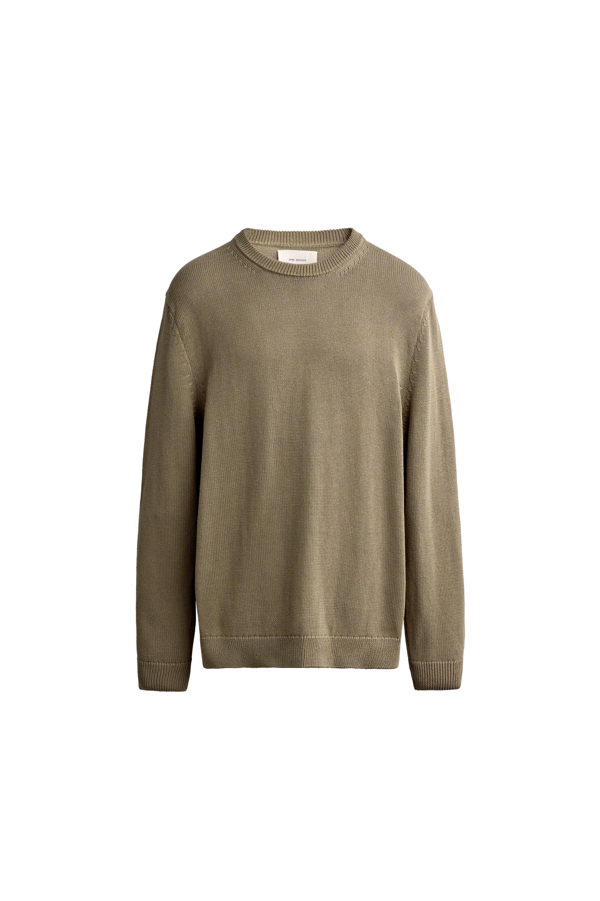 Джемпер классического кроя из 100% хлопка — ZARA