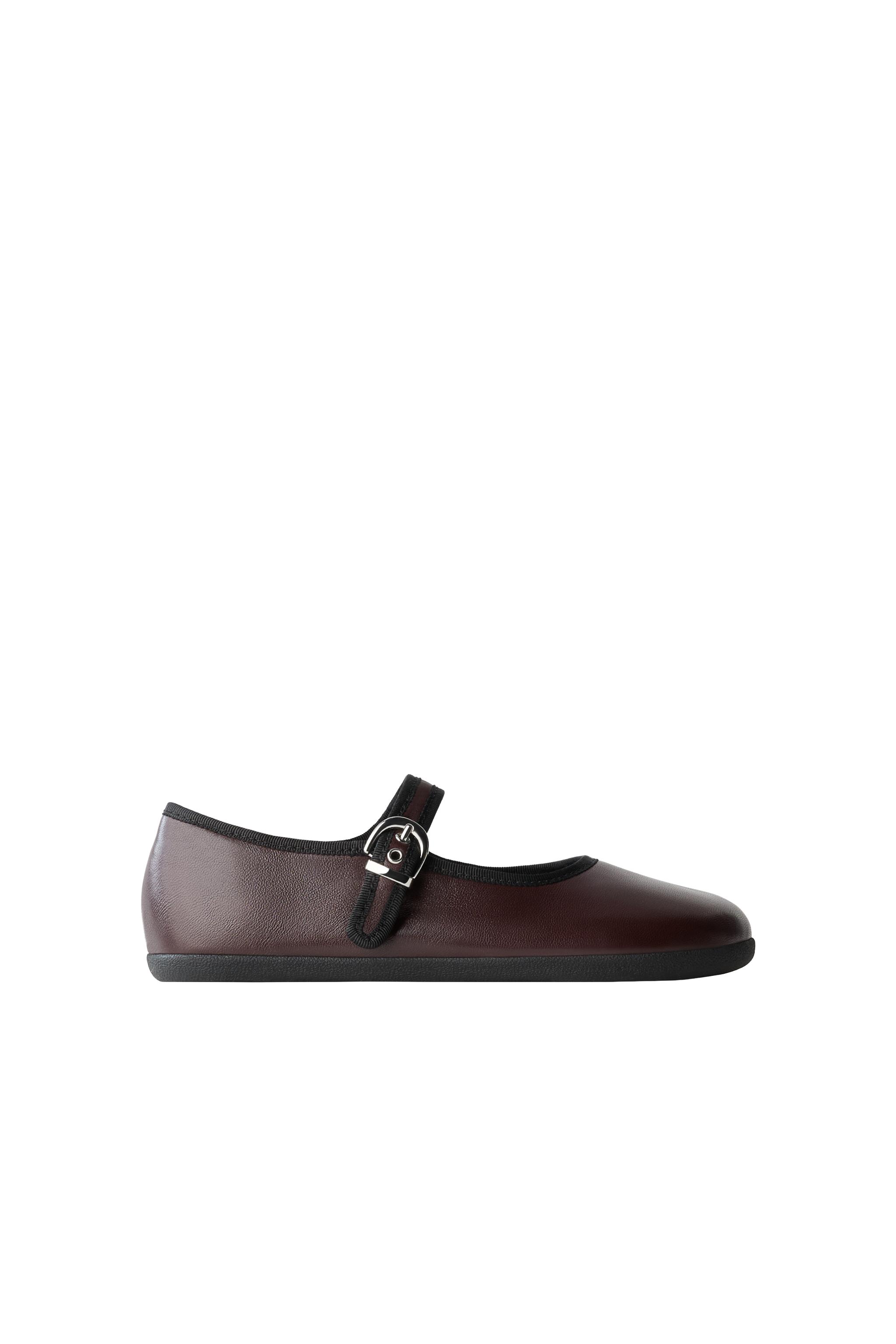 Балетки из кожи — ZARA