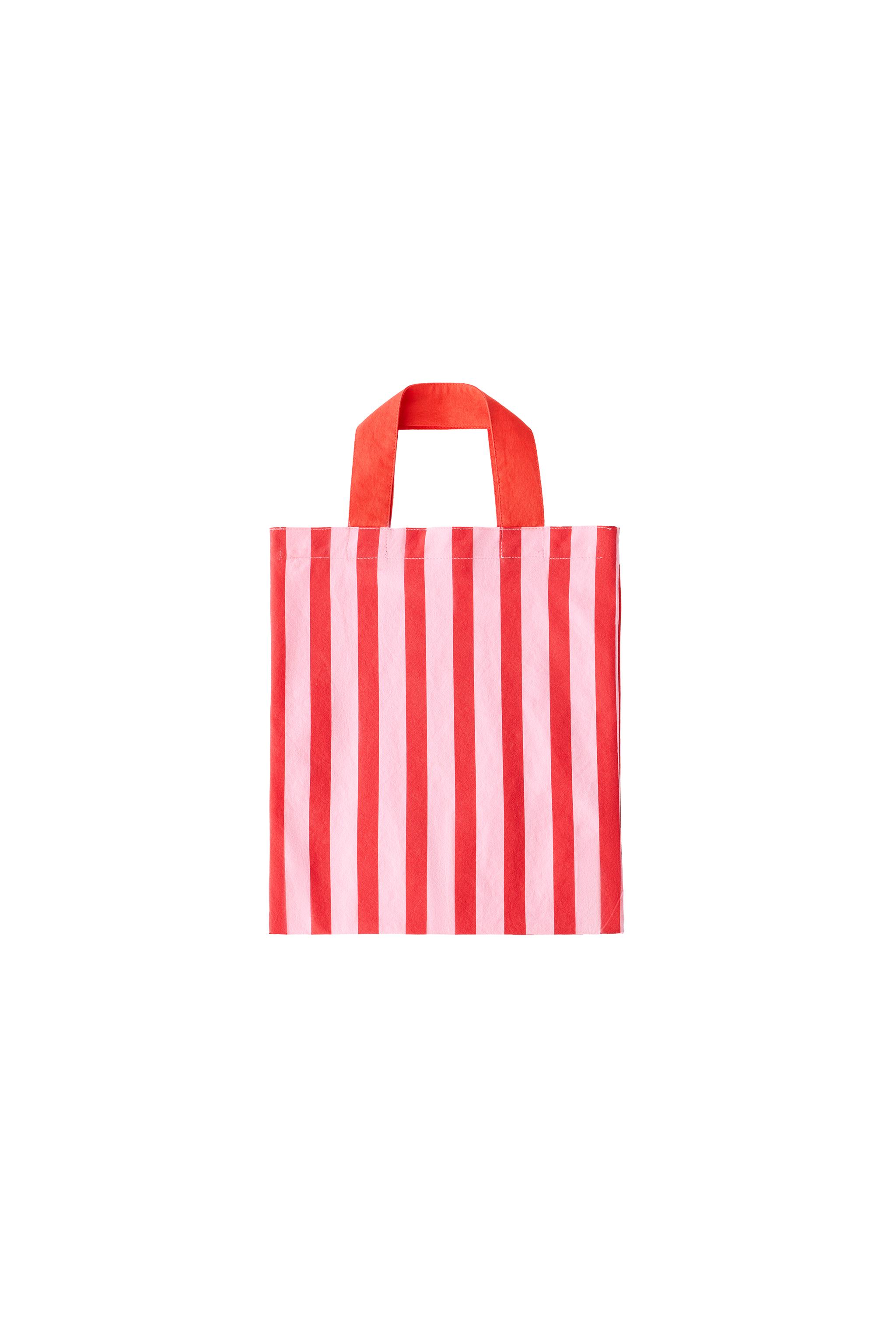 Сумка с принтом в полоску — ZARA