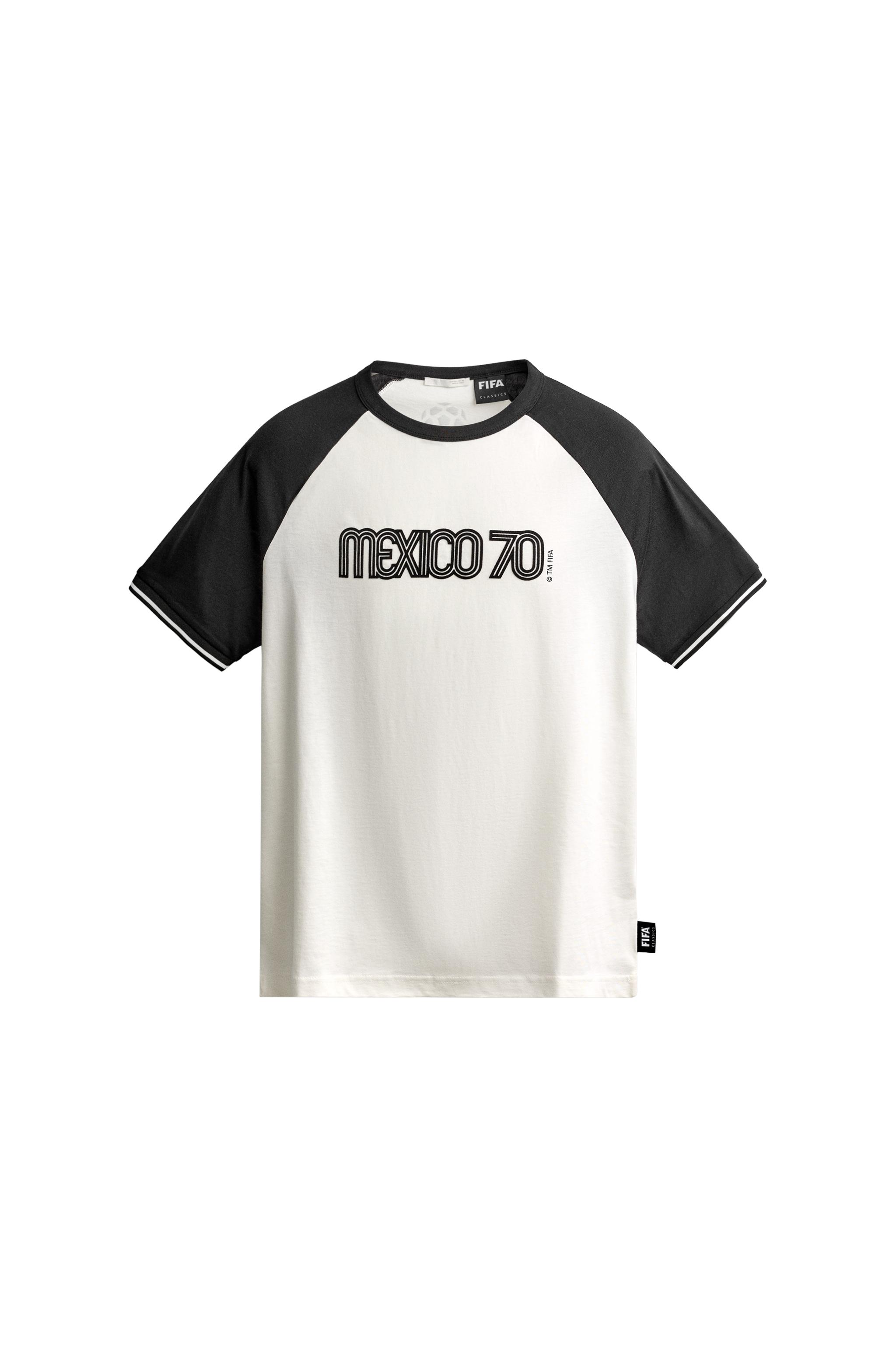 Футболка в стиле колор-блок FIFA CLASSICS MEXICO 70 FIFA WORLD CUP™ — ZARA