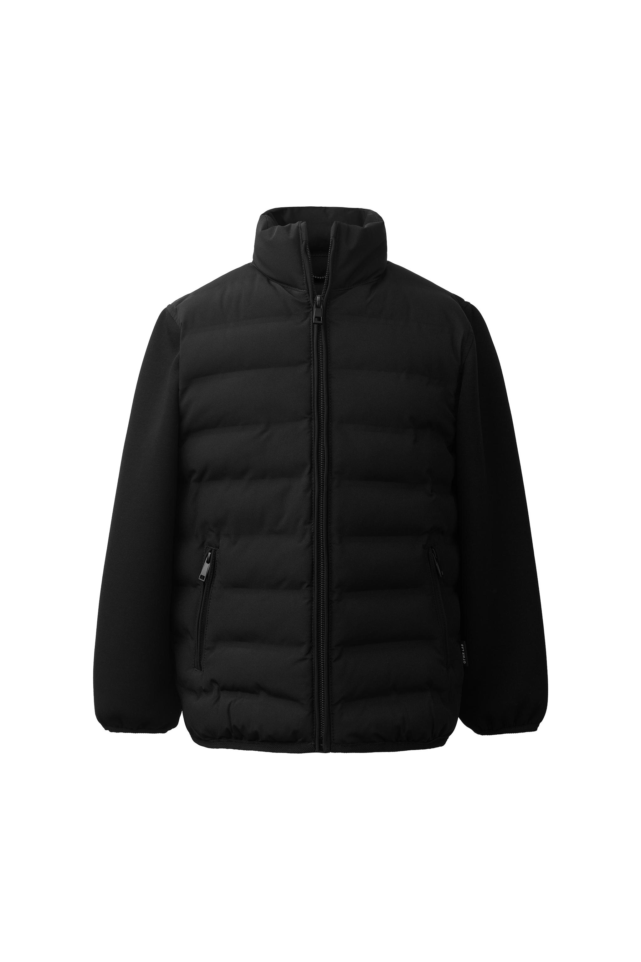 Куртка из неопрена с комбинацией материалов — ZARA