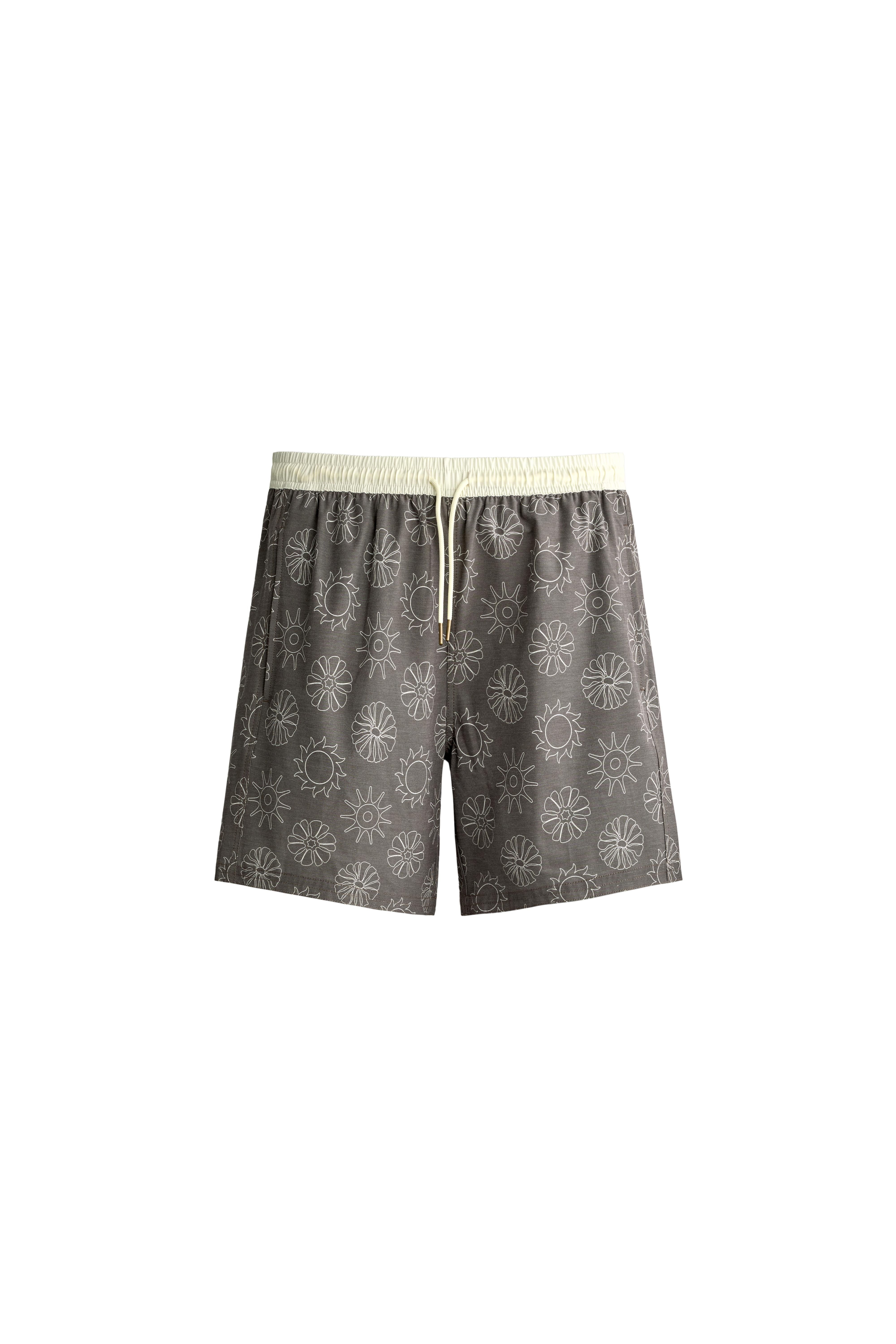 ДЛИННЫЕ ПЛАВКИ С КОНТРАСТНЫМ ПОЯСОМ — ZARA