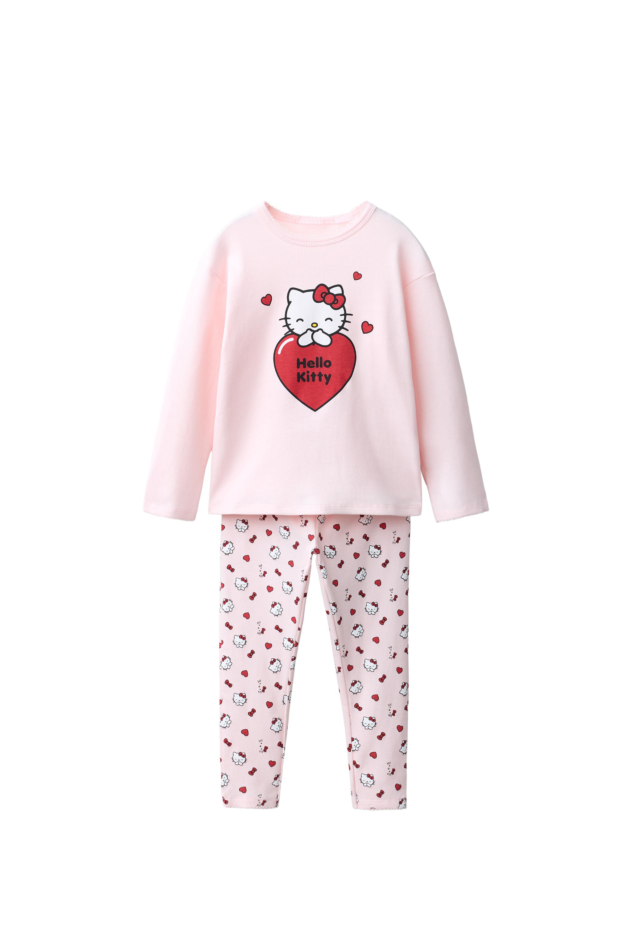 2-6 ЛЕТ/ПИЖАМА С ПРИНТОМ HELLO KITTY © — ZARA