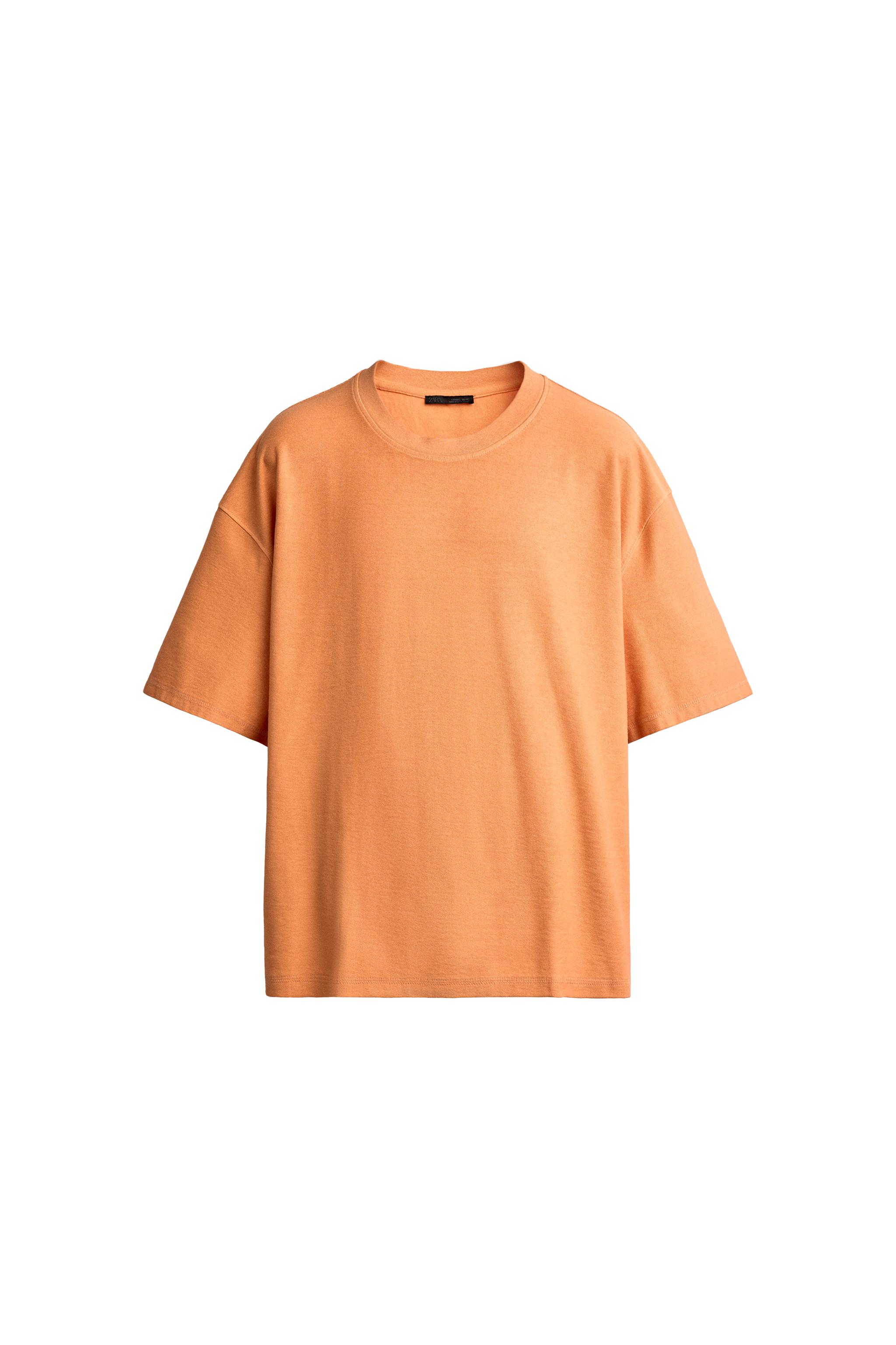 Футболка свободного кроя с швами-деталями — ZARA