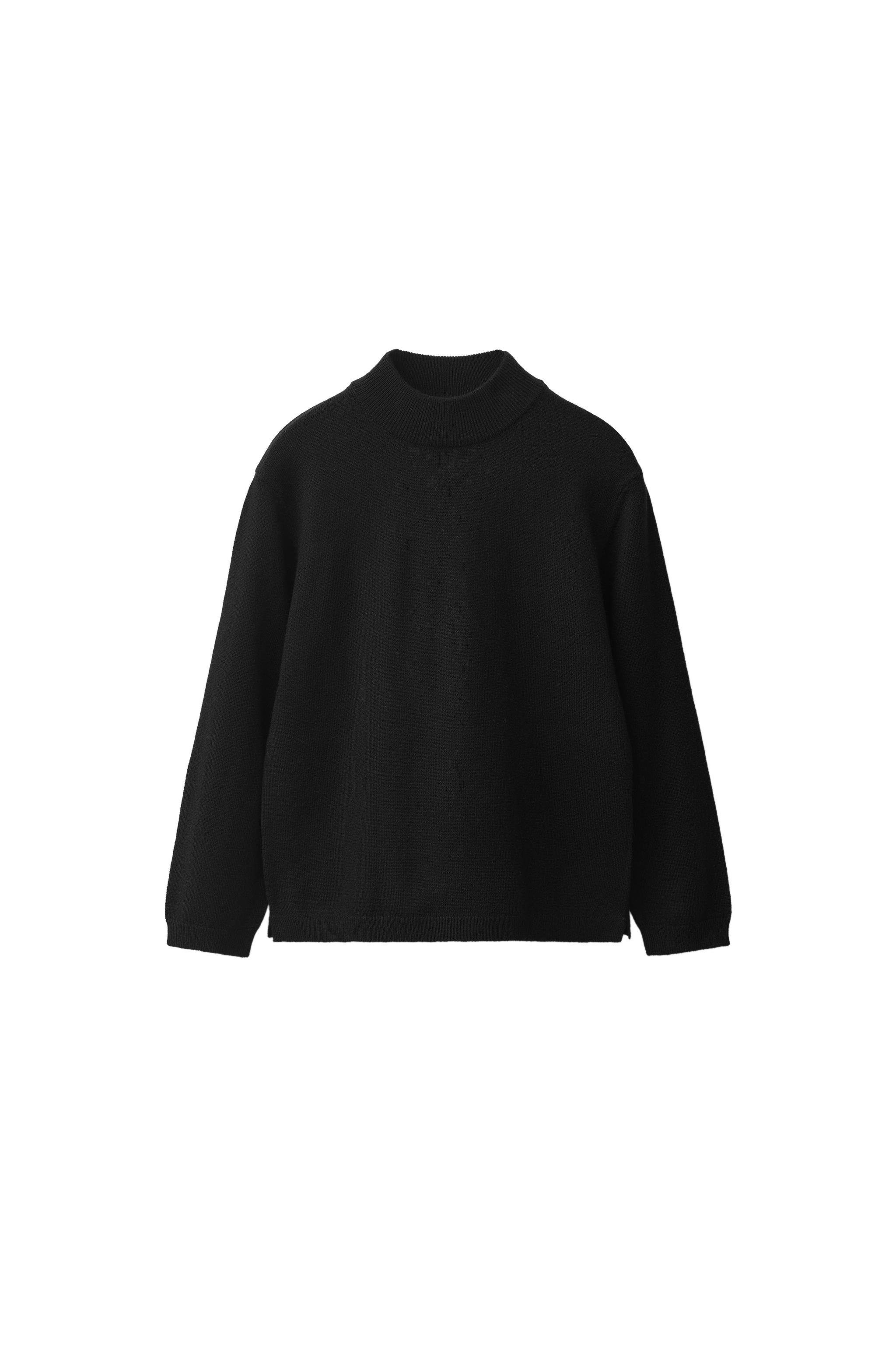 Джемпер с высоким воротником из трикотажа — ZARA