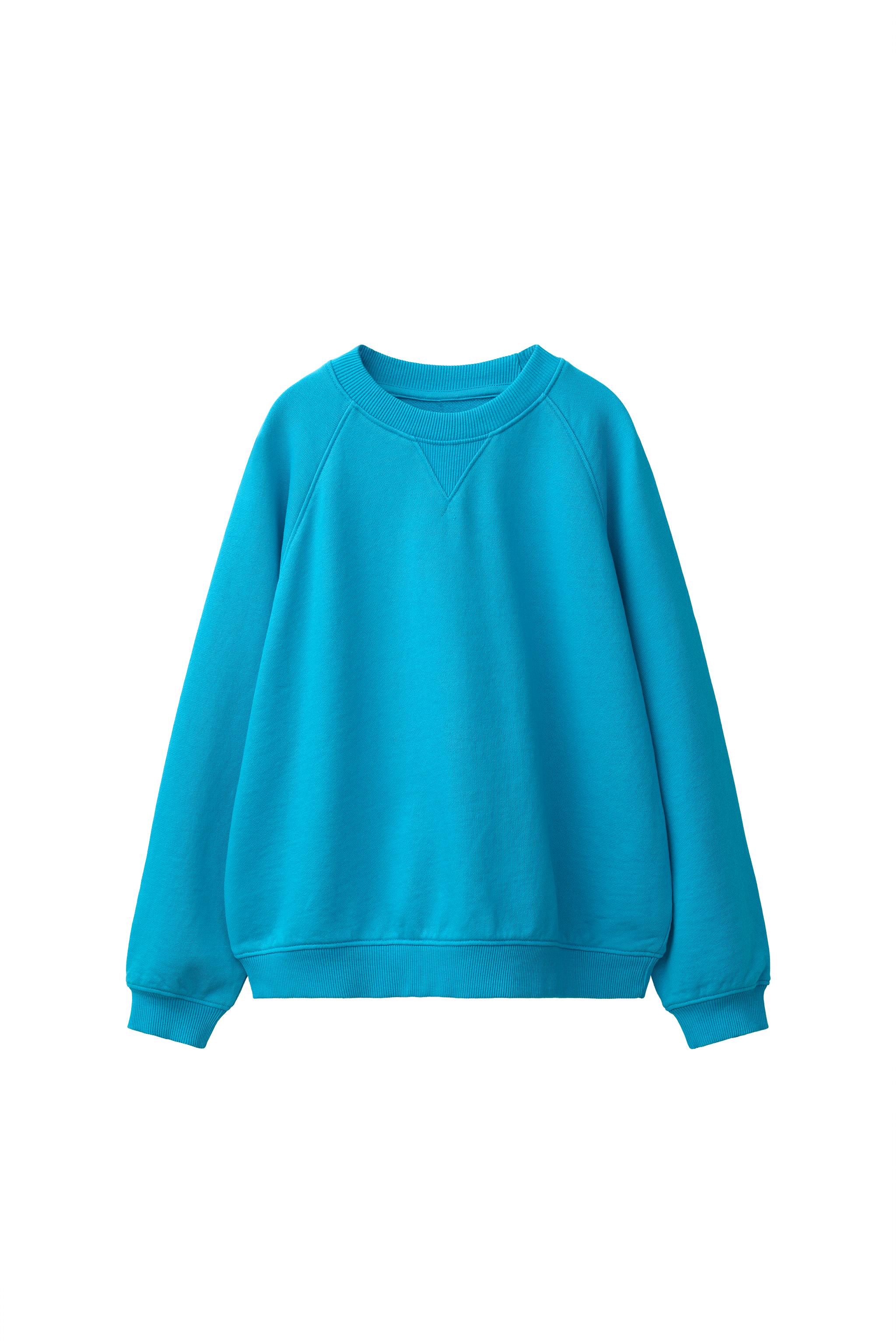 ОДНОТОННАЯ ТОЛСТОВКА ИЗ ХЛОПКА — ZARA