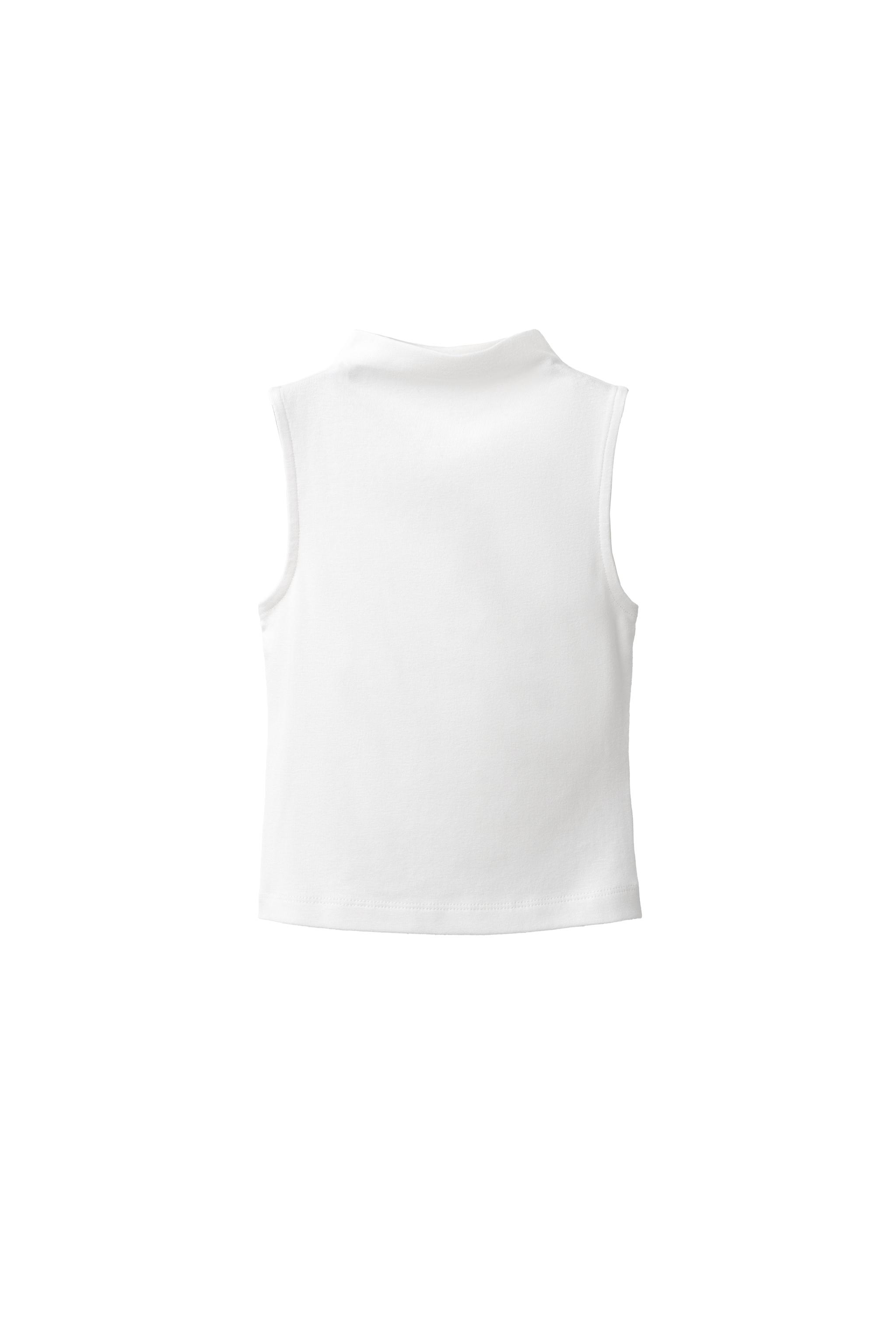 ТОП БЕЗ РУКАВОВ ИЗ ХЛОПКА И МОДАЛА — ZARA