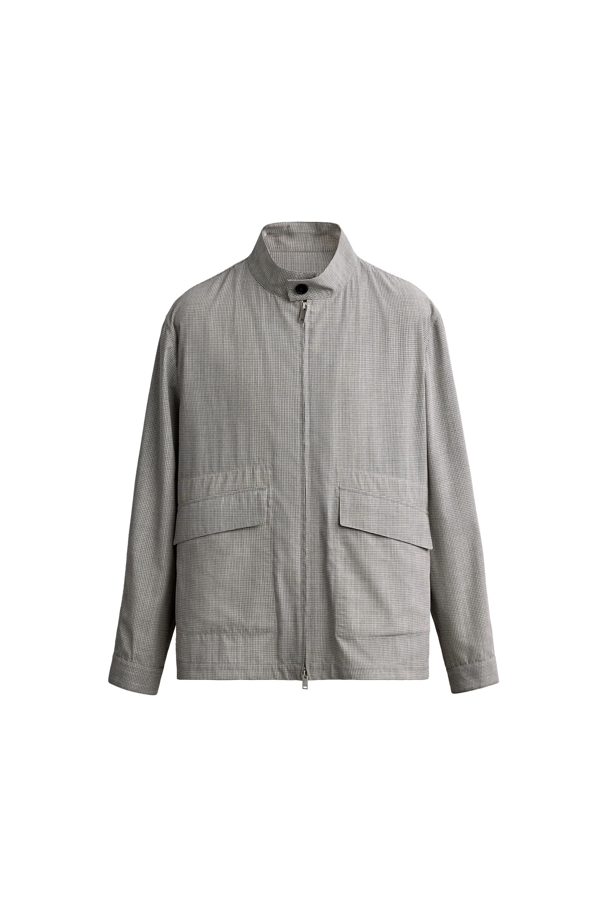Куртка классического кроя в клетку — ZARA