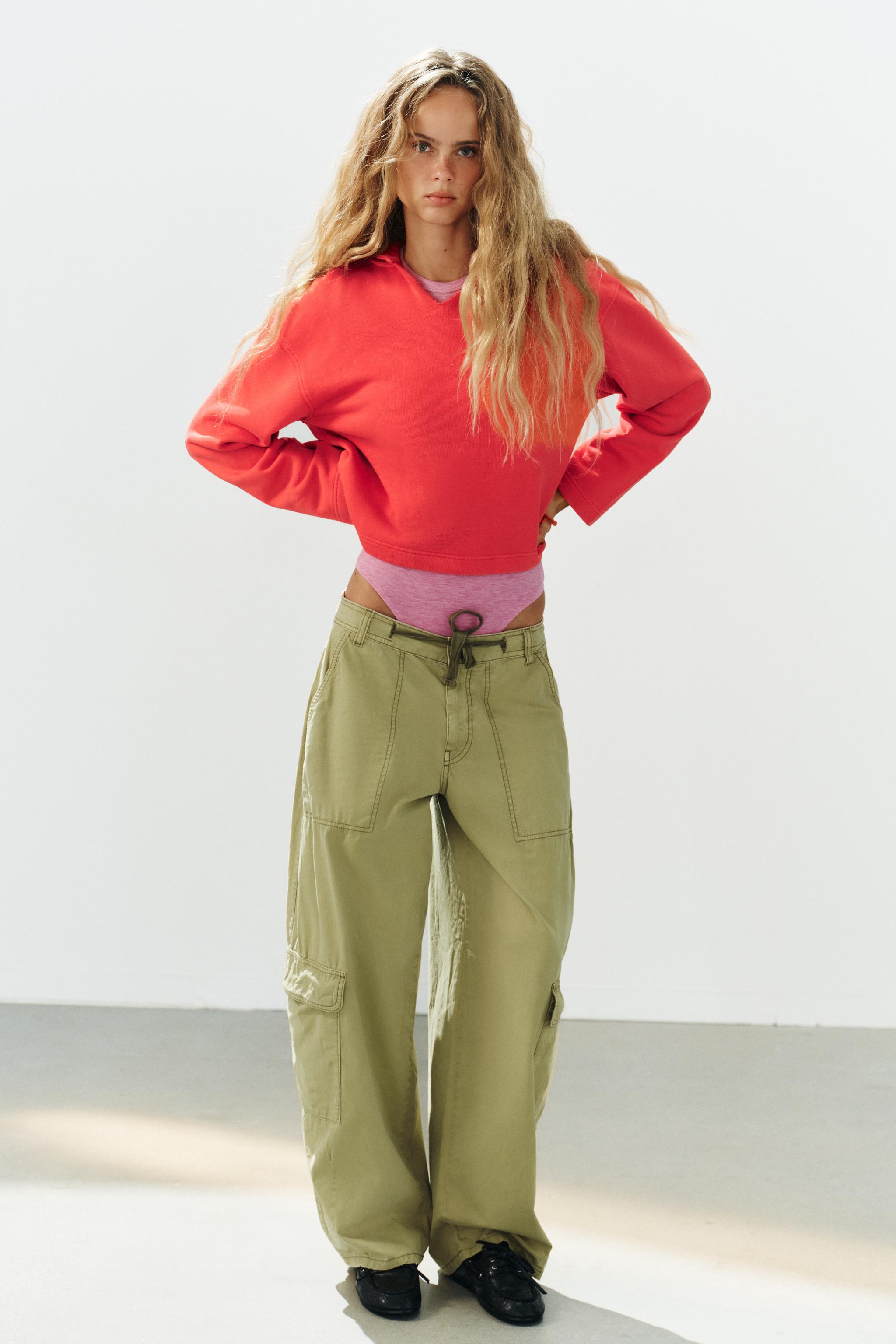 Худи с эффектом выцветания — ZARA